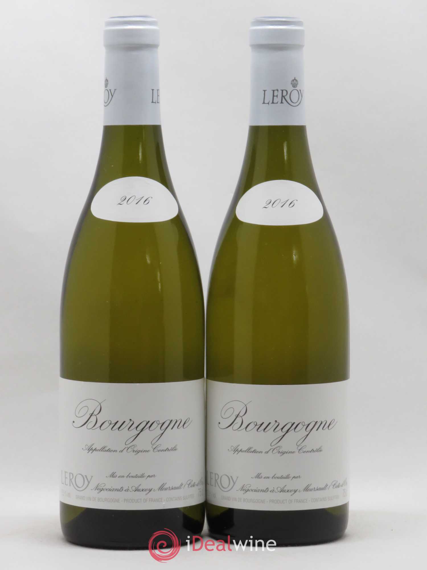 Bourgogne Leroy SA 2016 - Lot de 2 bouteilles - 0