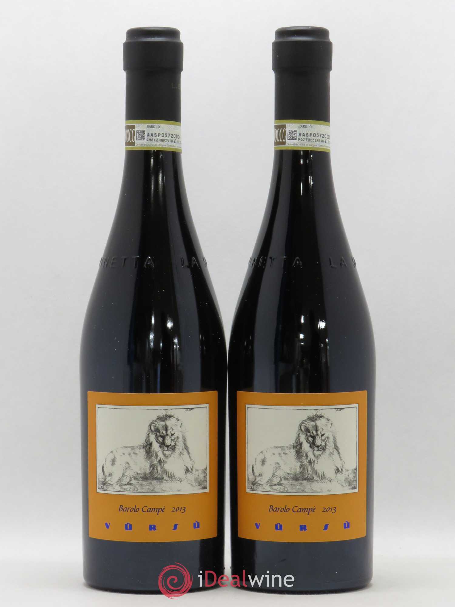 Barolo DOCG Campe La Spinetta - Giorgio Rivetti Vursu 2013 - Posten von 2 Flaschen - 0