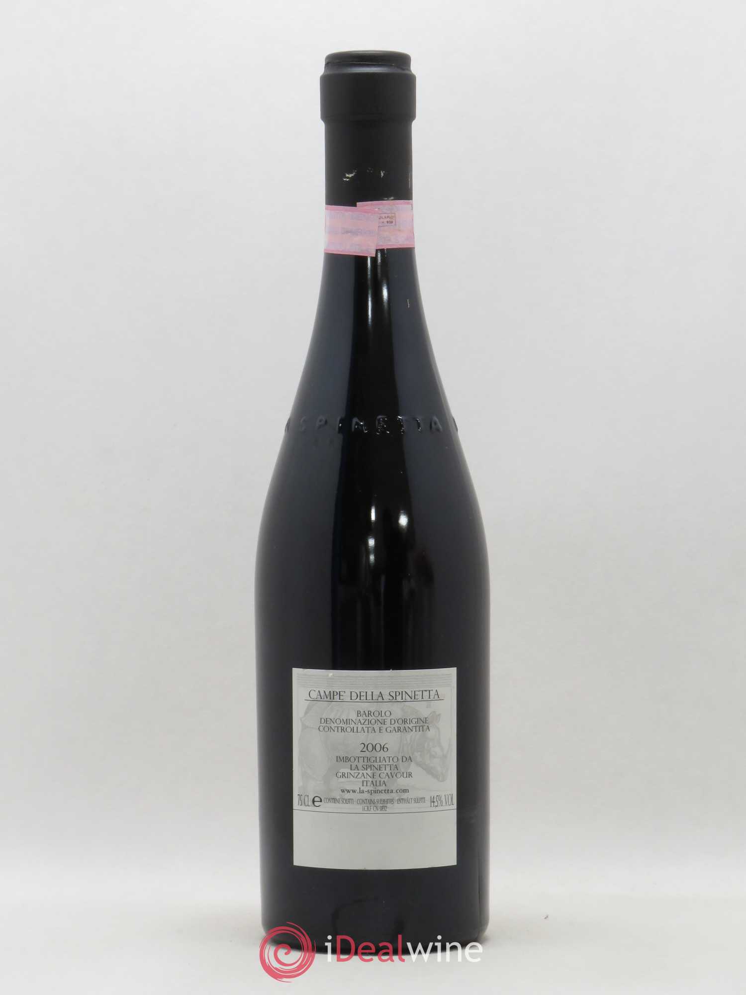 Barolo DOCG Campe La Spinetta - Giorgio Rivetti Vursu 2006 - Lot de 1 bouteille - 1