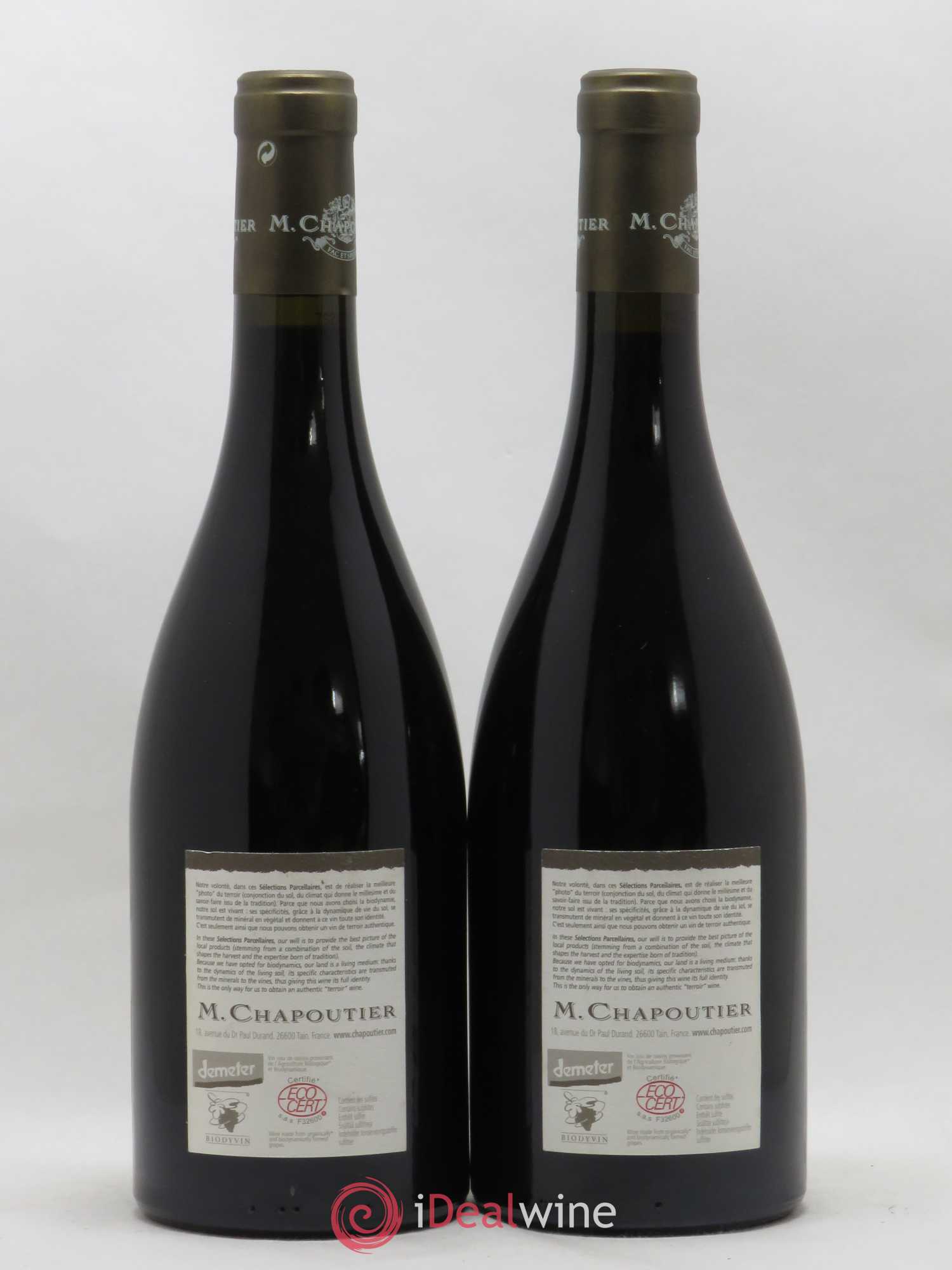 Hermitage Ermitage l'Ermite Chapoutier 2005 - Lot de 2 bouteilles - 1