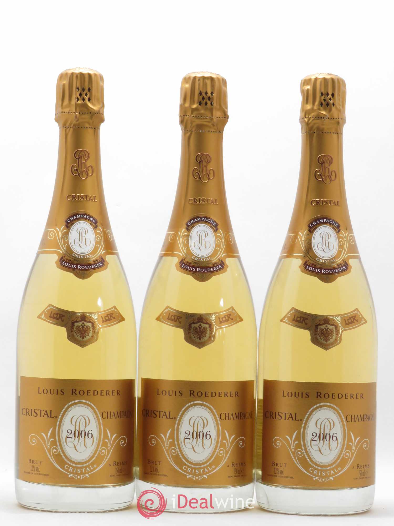 Cristal Louis Roederer 2006 - Lot de 3 bouteilles - 0
