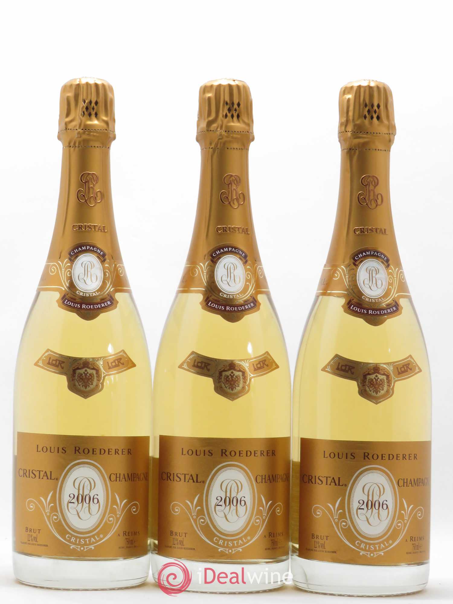Cristal Louis Roederer 2006 - Lot de 3 bouteilles - 0