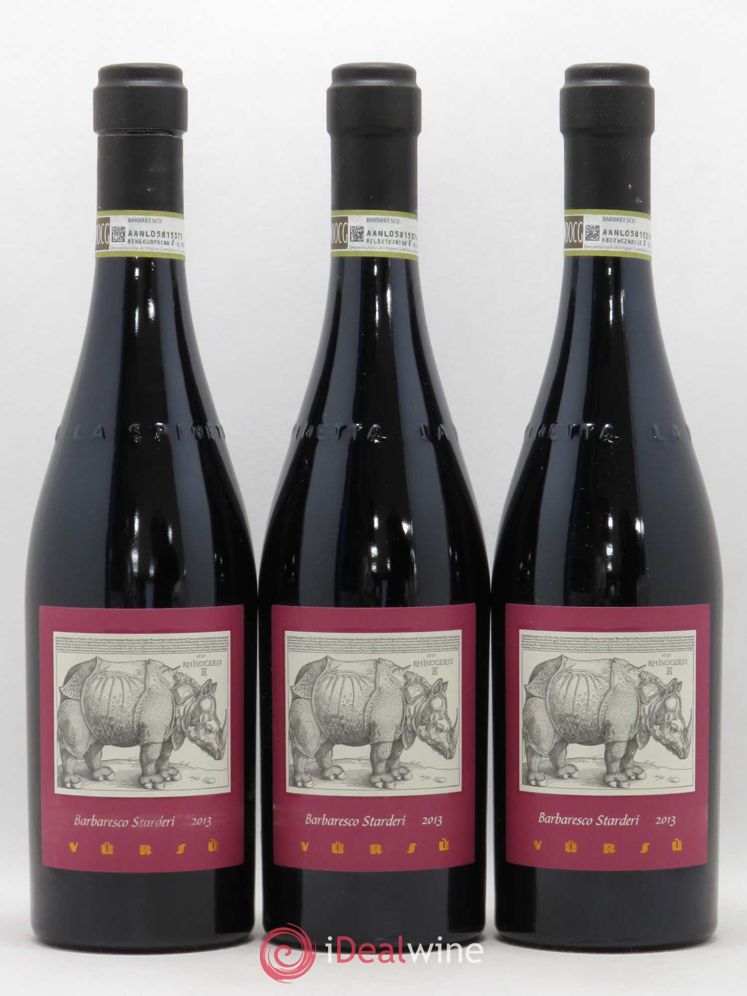Barbaresco DOCG Starderi Vursu La Spinetta - Giorgio Rivetti 2013 - Lot de 3 bouteilles - 0