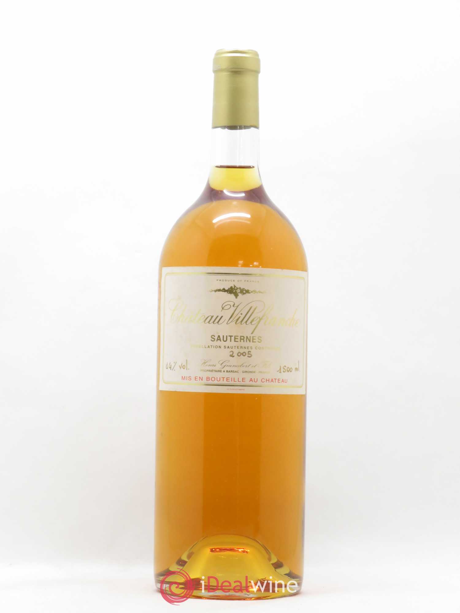 Sauternes Château Villefranche 2005 - Posten von 1 Magnum - 0