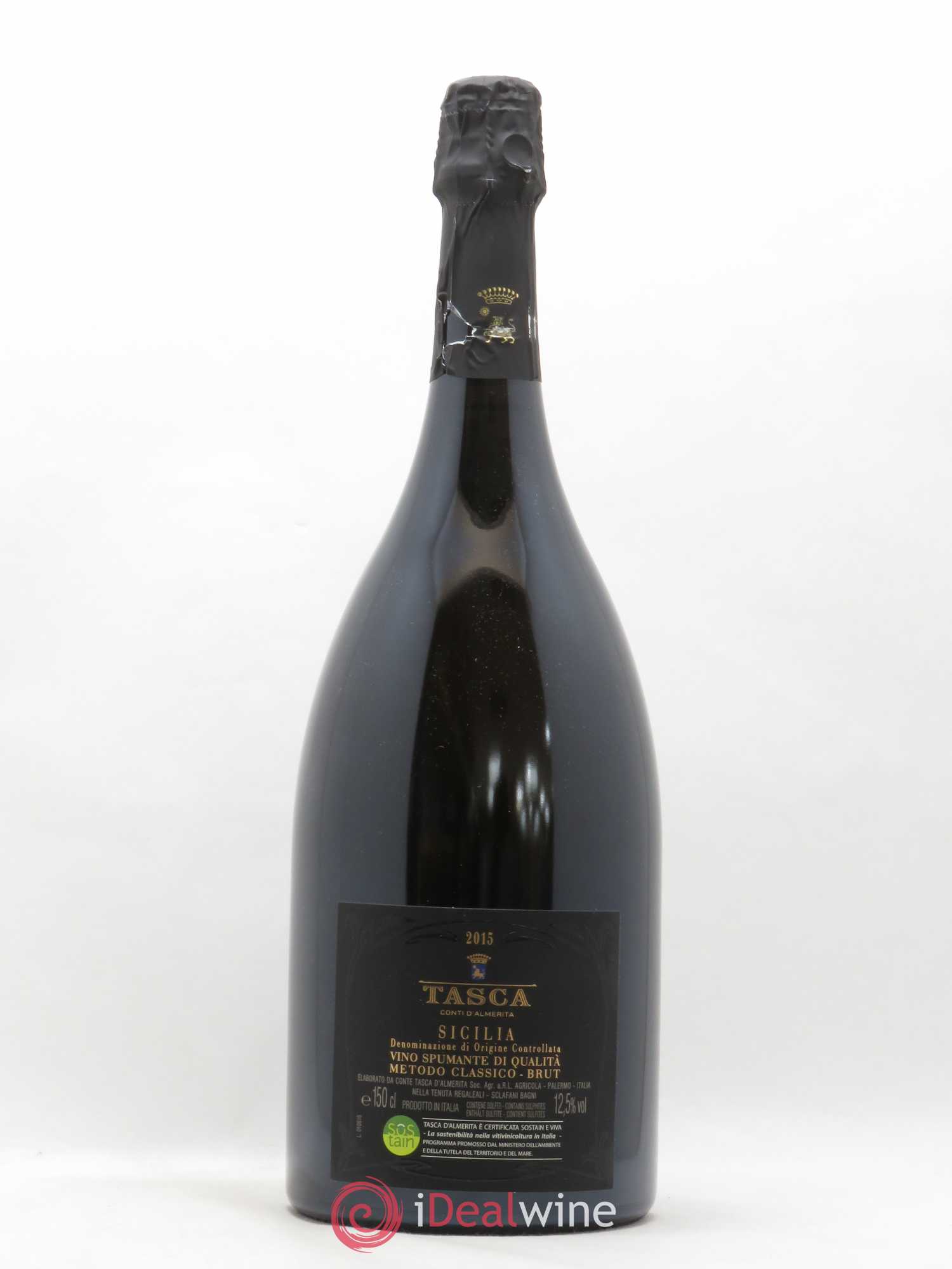 Italie Sicilia DOC Almerita Brut Metodo Classico Tasca Conti d'Almerita 2015 - Posten von 1 Magnum - 1