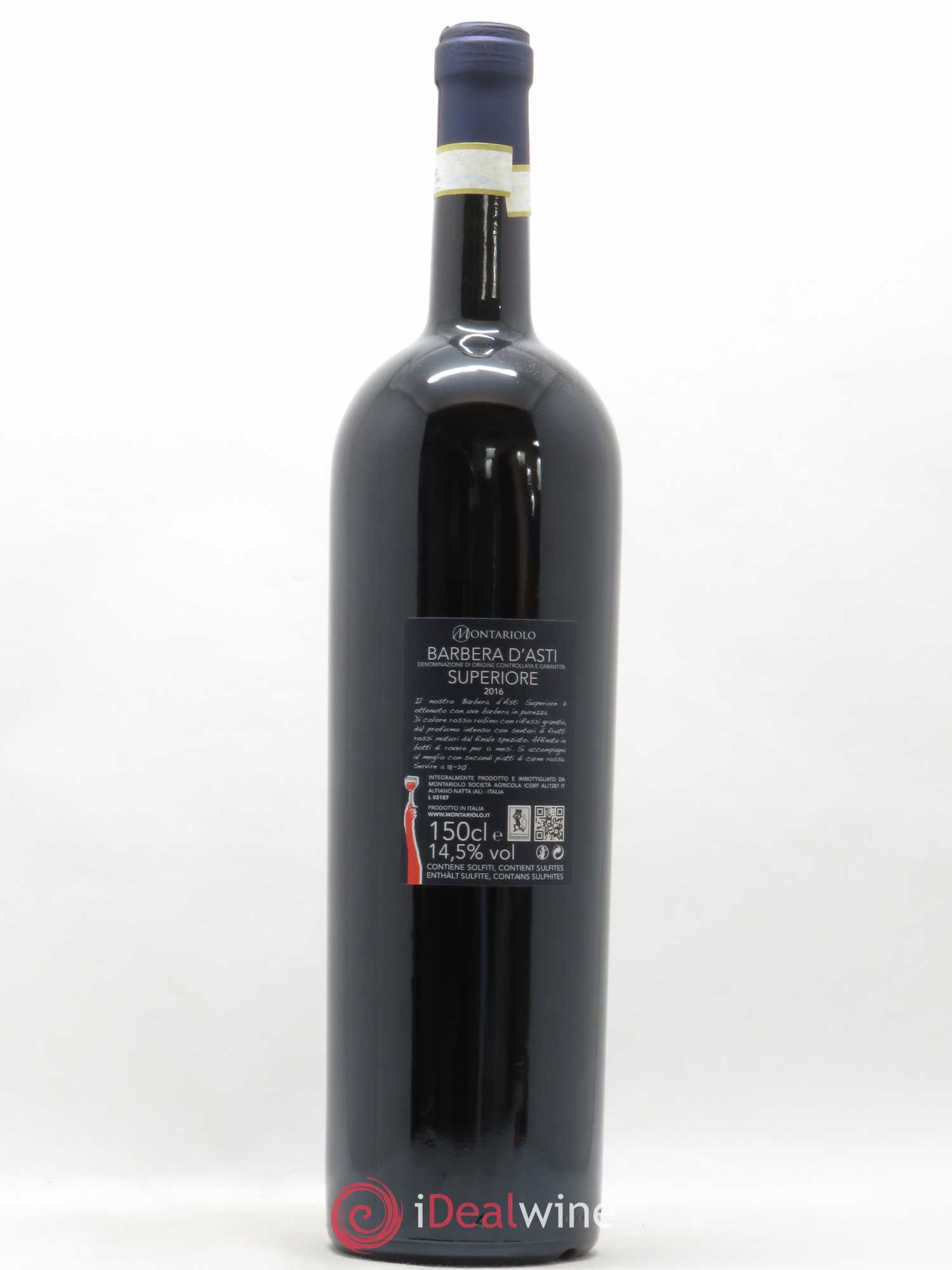Italie Barbera d'Asti Superiore La Musa Montariolo 2016 - Posten von 1 Magnum - 1