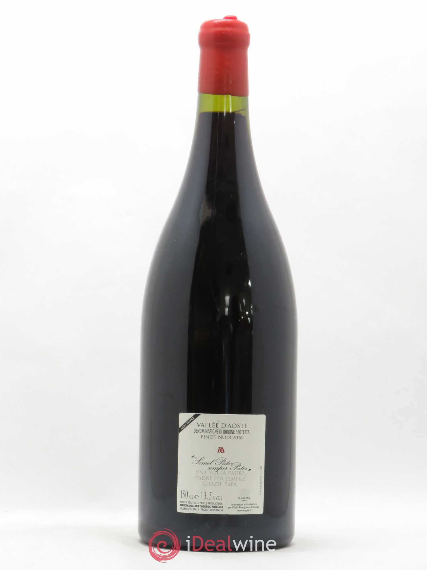 Italie Valle d'Aosta DOC Pinot Noir Semel Pater Anselmet 2016 - Posten von 1 Magnum - 1
