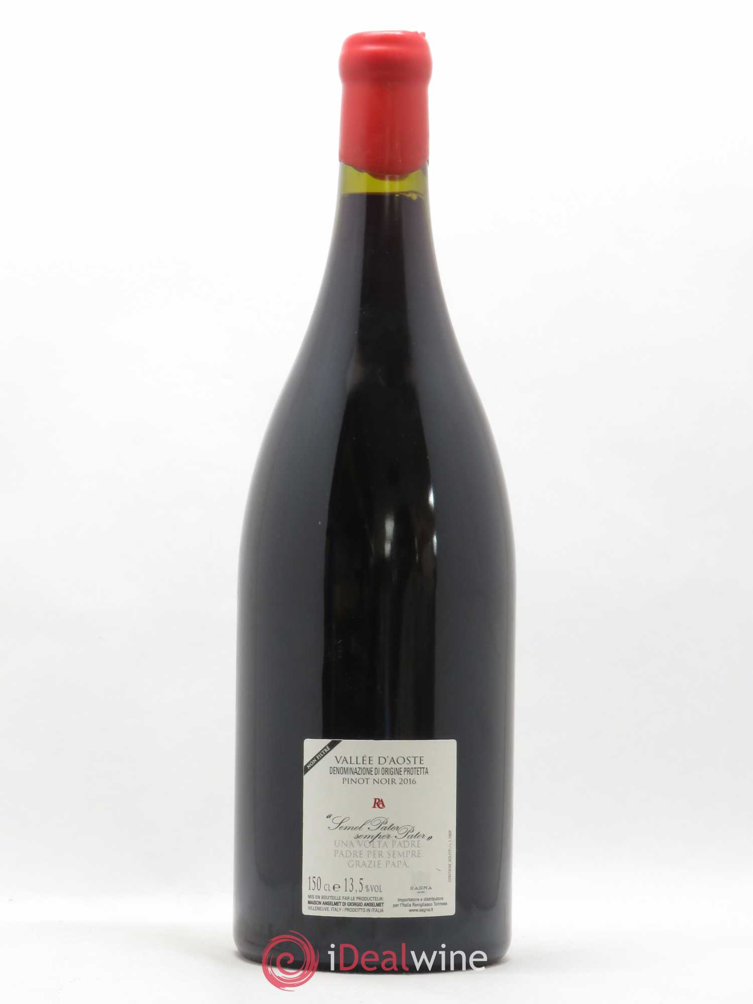 Italie Valle d'Aosta DOC Pinot Noir Semel Pater Anselmet 2016 - Posten von 1 Magnum - 1