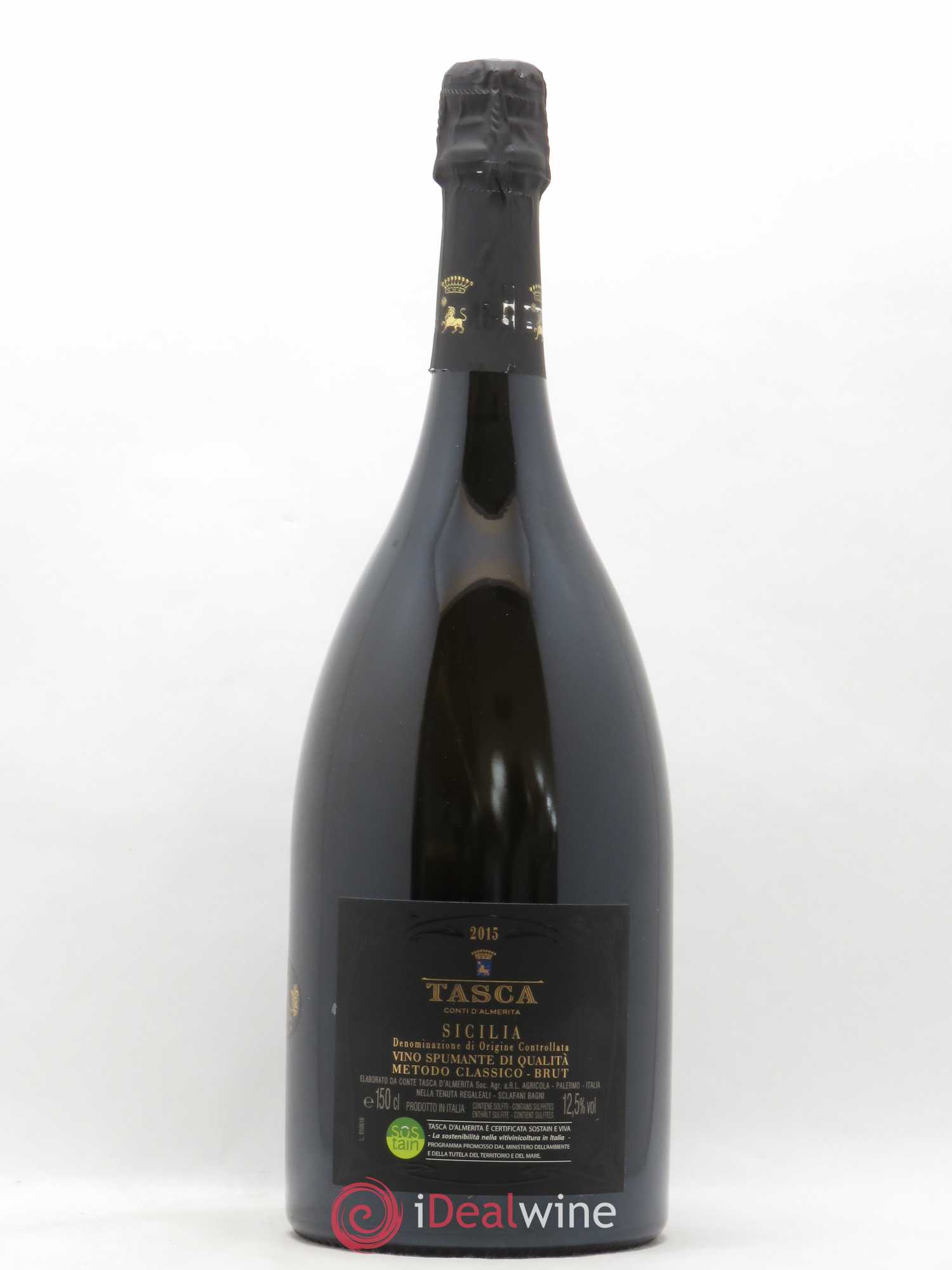 Italie Sicilia DOC Almerita Brut Metodo Classico Tasca Conti d'Almerita 2015 - Posten von 1 Magnum - 1