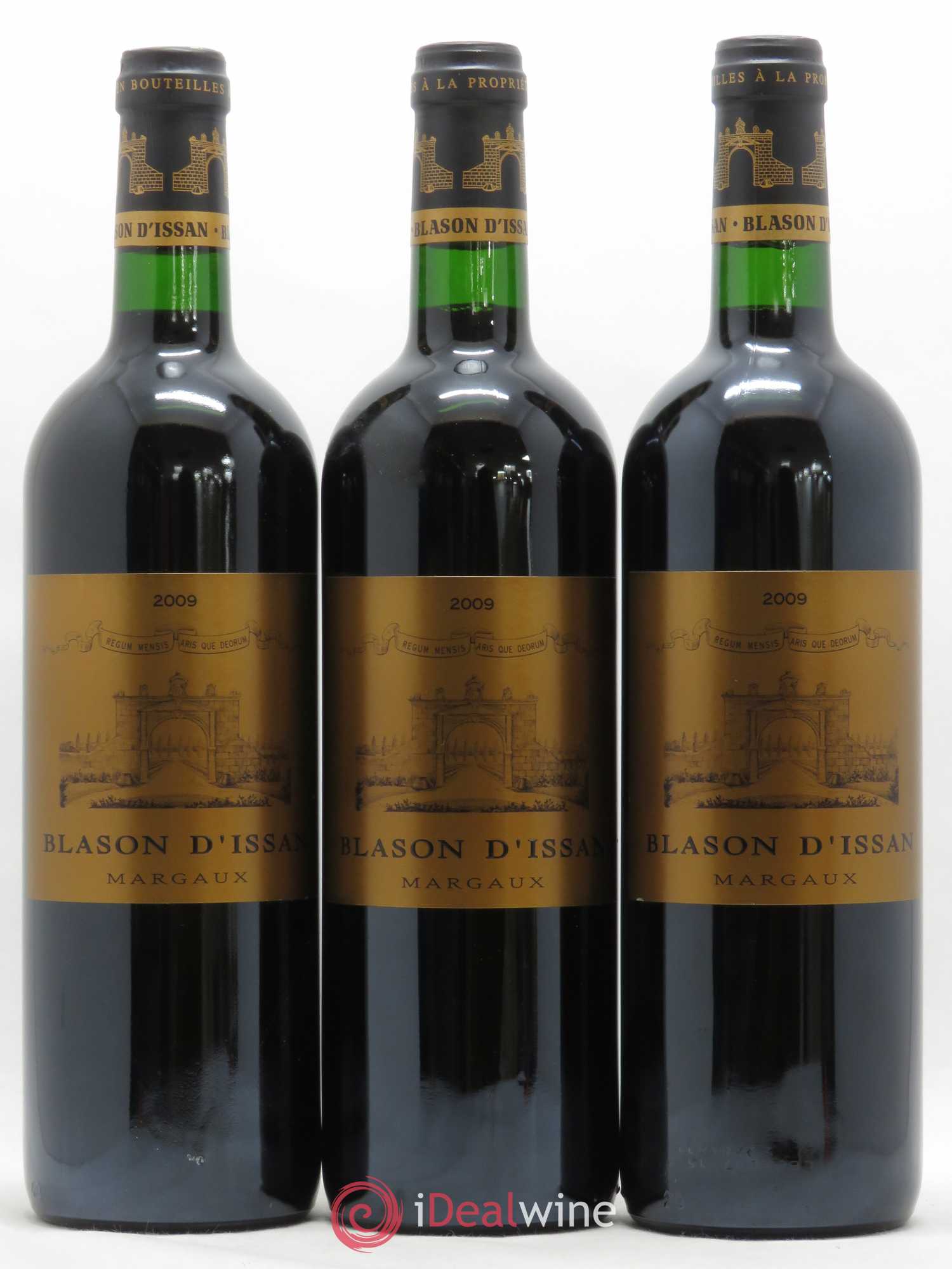 Blason d'Issan 2009 - Lot de 3 bouteilles - 0