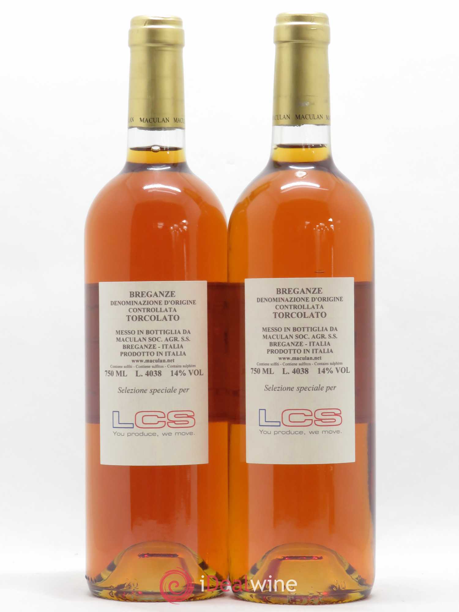 Italie Breganze DOC Torcolato Maculan  2010 - Lotto di 2 bottiglie - 1
