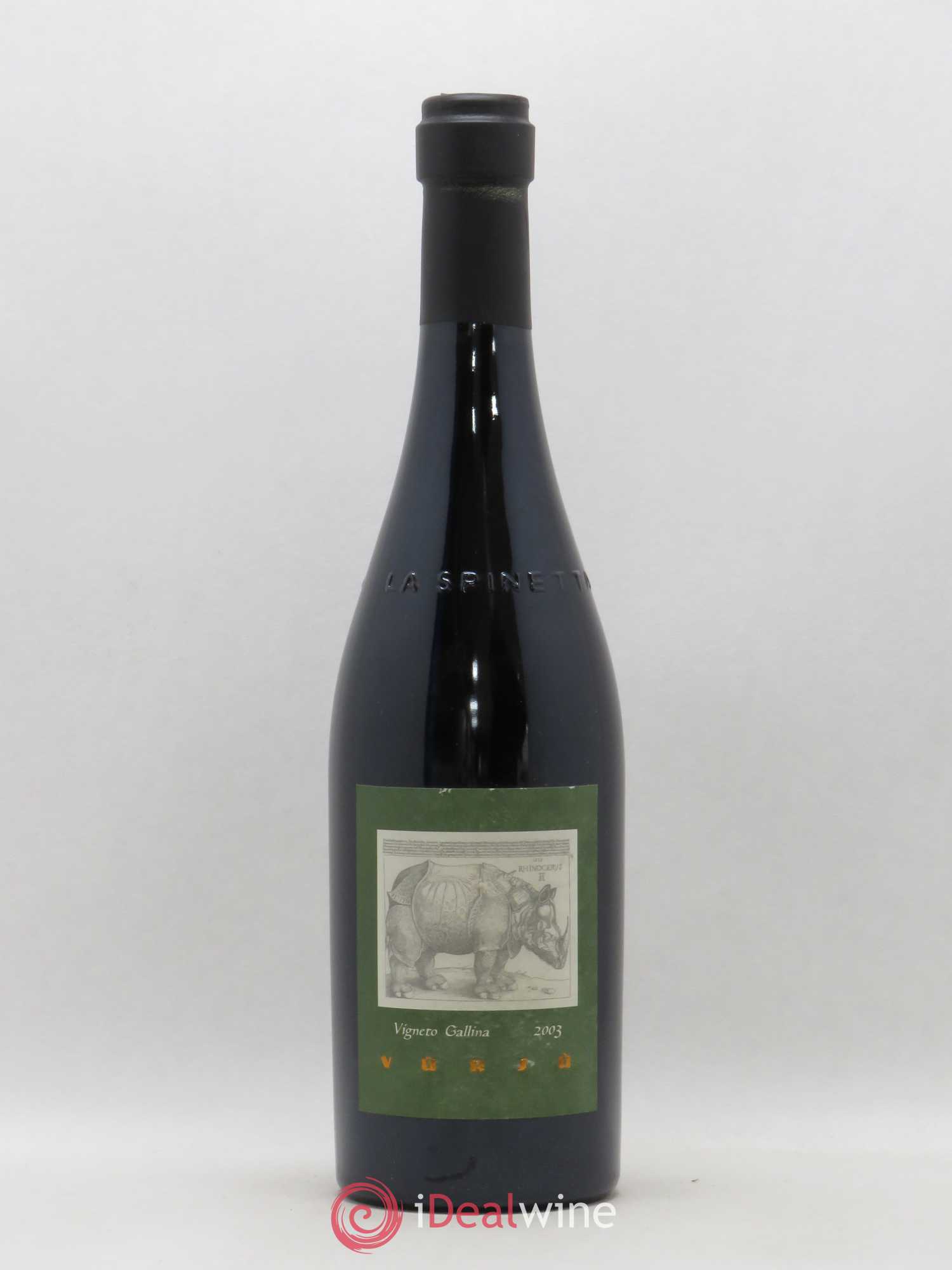 Barbaresco DOCG Vigneto Gallina Vursu La Spinetta - Giorgio Rivetti 2003 - Lot de 1 bouteille - 0