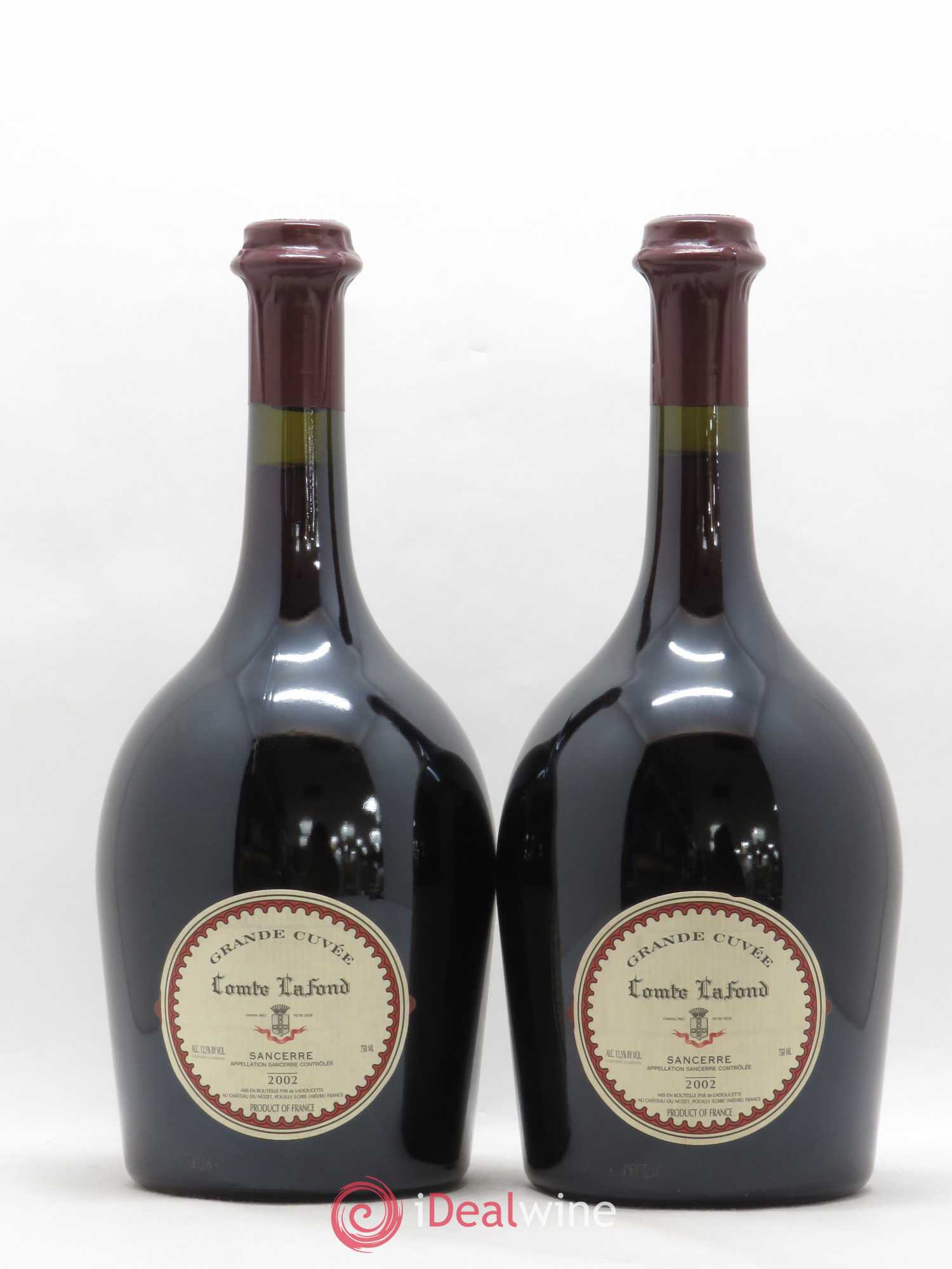 Sancerre Grande Cuvée De Ladoucette Comte Lafond 2002 - Posten von 2 Flaschen - 0