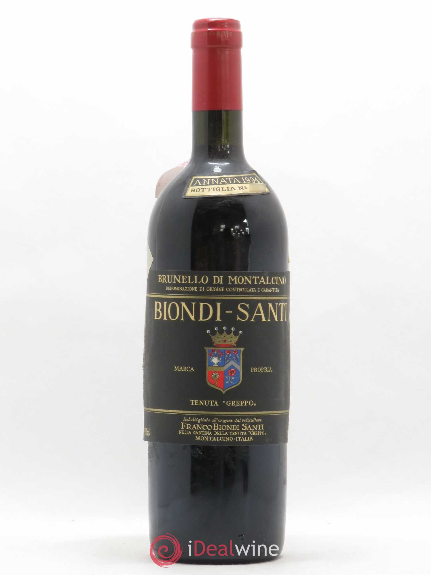 Brunello di Montalcino Tenuta Greppo Biondi-Santi 1994 - Posten von 1 Flasche - 0