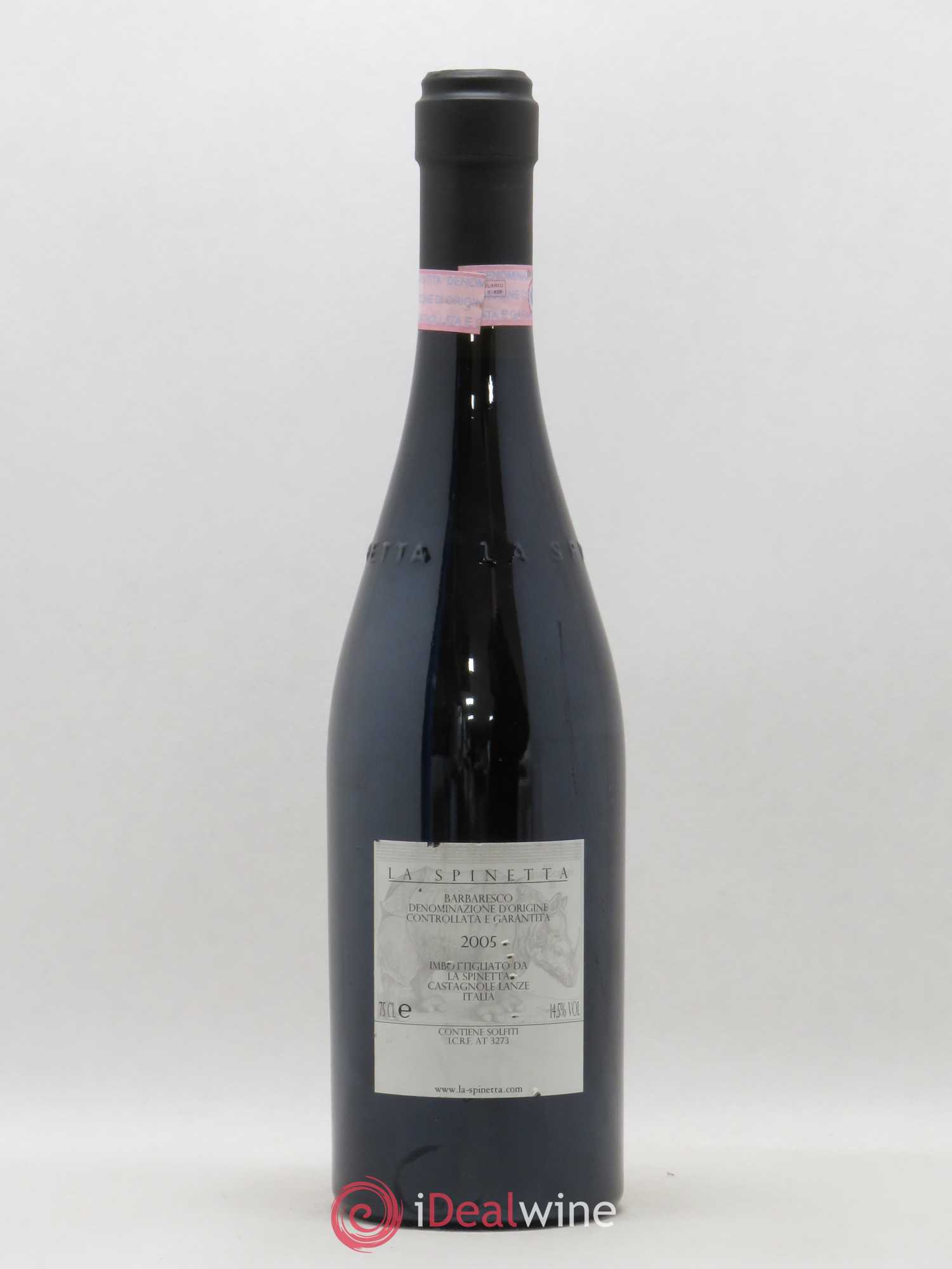 Barbaresco DOCG Starderi Vursu La Spinetta - Giorgio Rivetti 2005 - Lot de 1 bouteille - 1