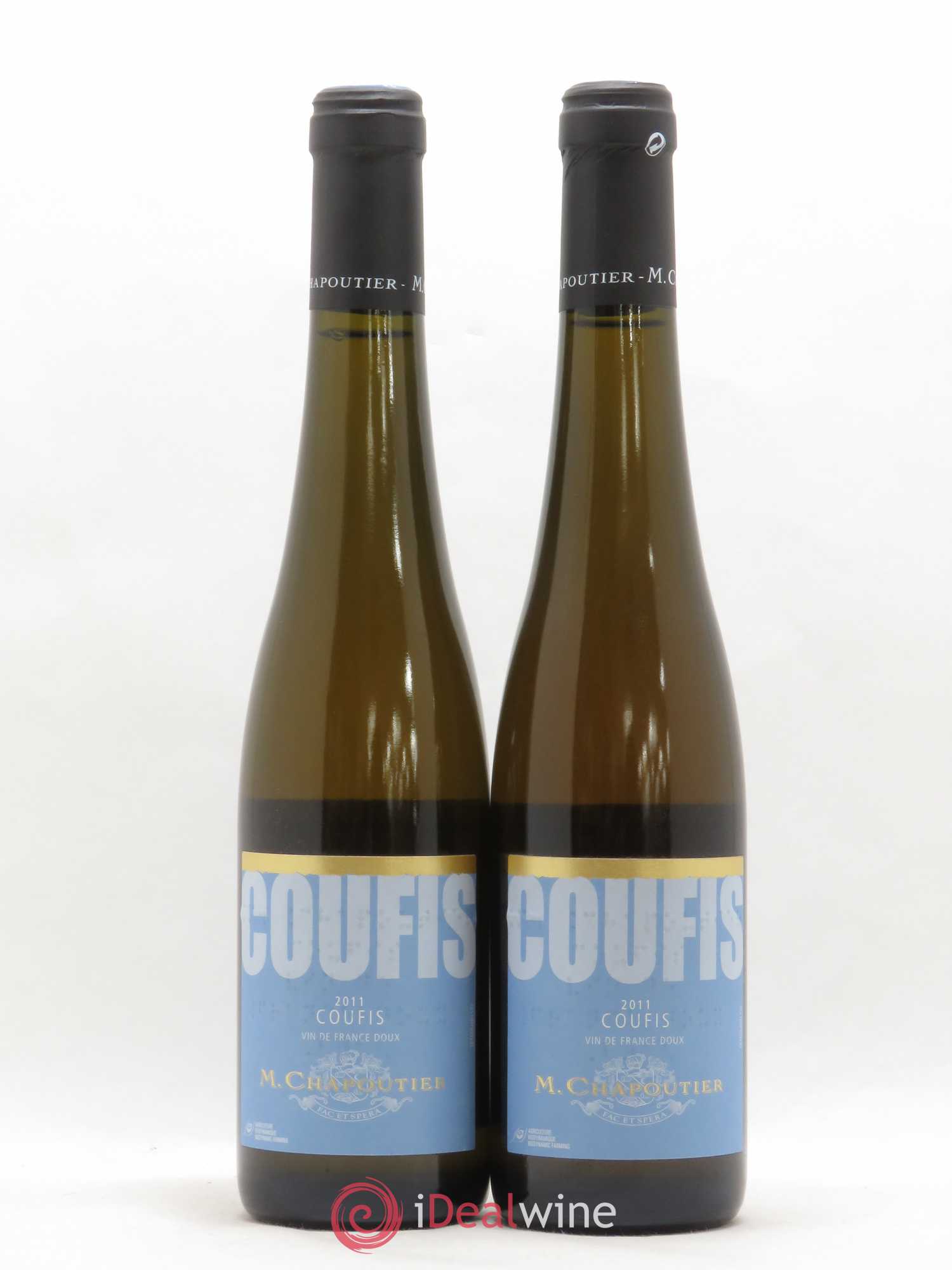 Vin de France Doux Coufis M. Chapoutier 2011 - Posten von 2 Demi-Flaschen - 0