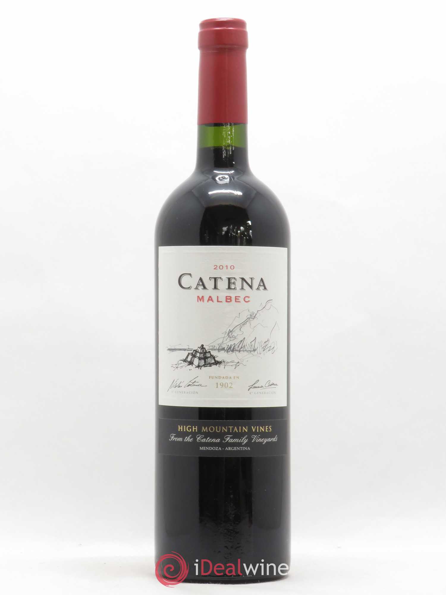 Mendoza Bodega Catena Zapata Malbec High Mountain Vines 2010 - Posten von 1 Flasche - 0
