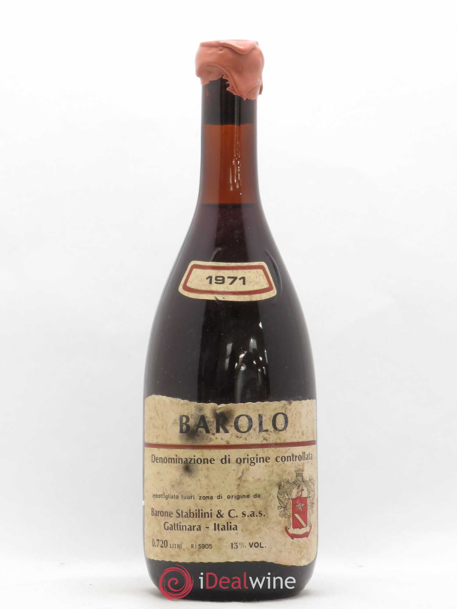 Barolo Barone Stabilini 1971 - Lotto di 1 bottiglia - 0