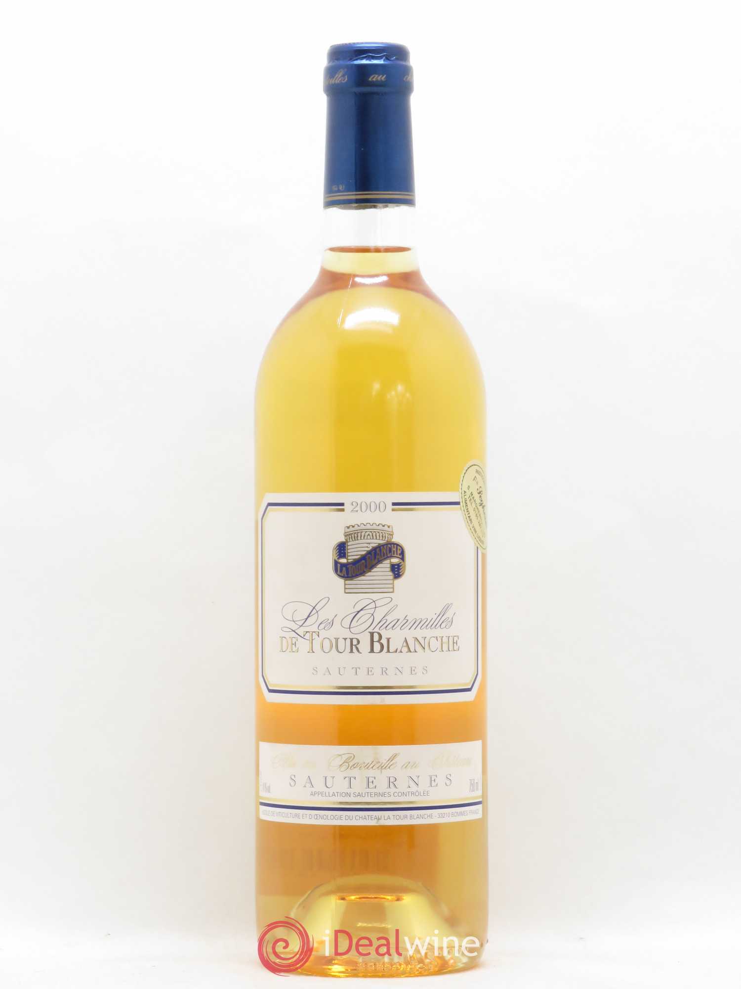 Sauternes Les Charmilles de Tour Blanche (sans prix de réserve) 2000 - Posten von 1 Flasche - 0