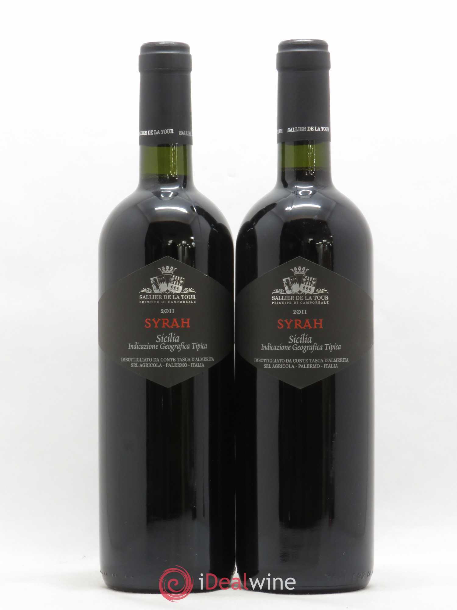 Italie Sicilia IGT Sallier de la Tour Syrah Sicilia La Monaca (sans prix de réserve) 2011 - Posten von 2 Flaschen - 0