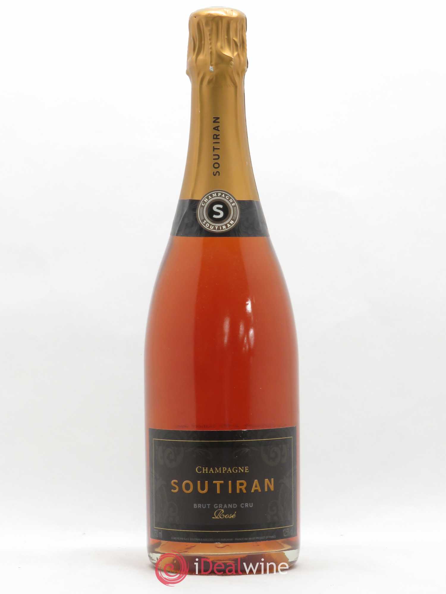 Champagne - Soutiran Rosé Brut - Lotto di 1 bottiglia - 0
