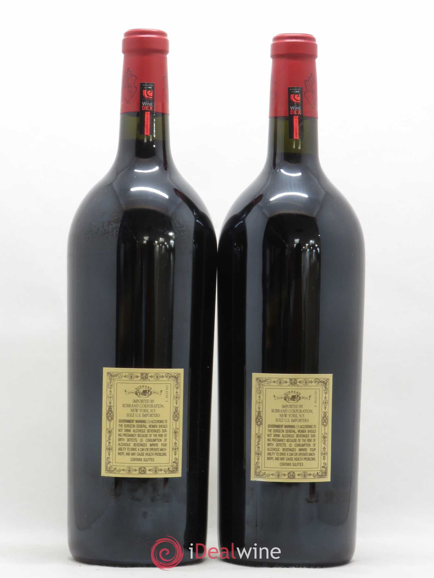 Toscana IGT Tenuta Dell'Ornellaia Masseto Frescobaldi 1998 - Lot de 2 magnums - 1