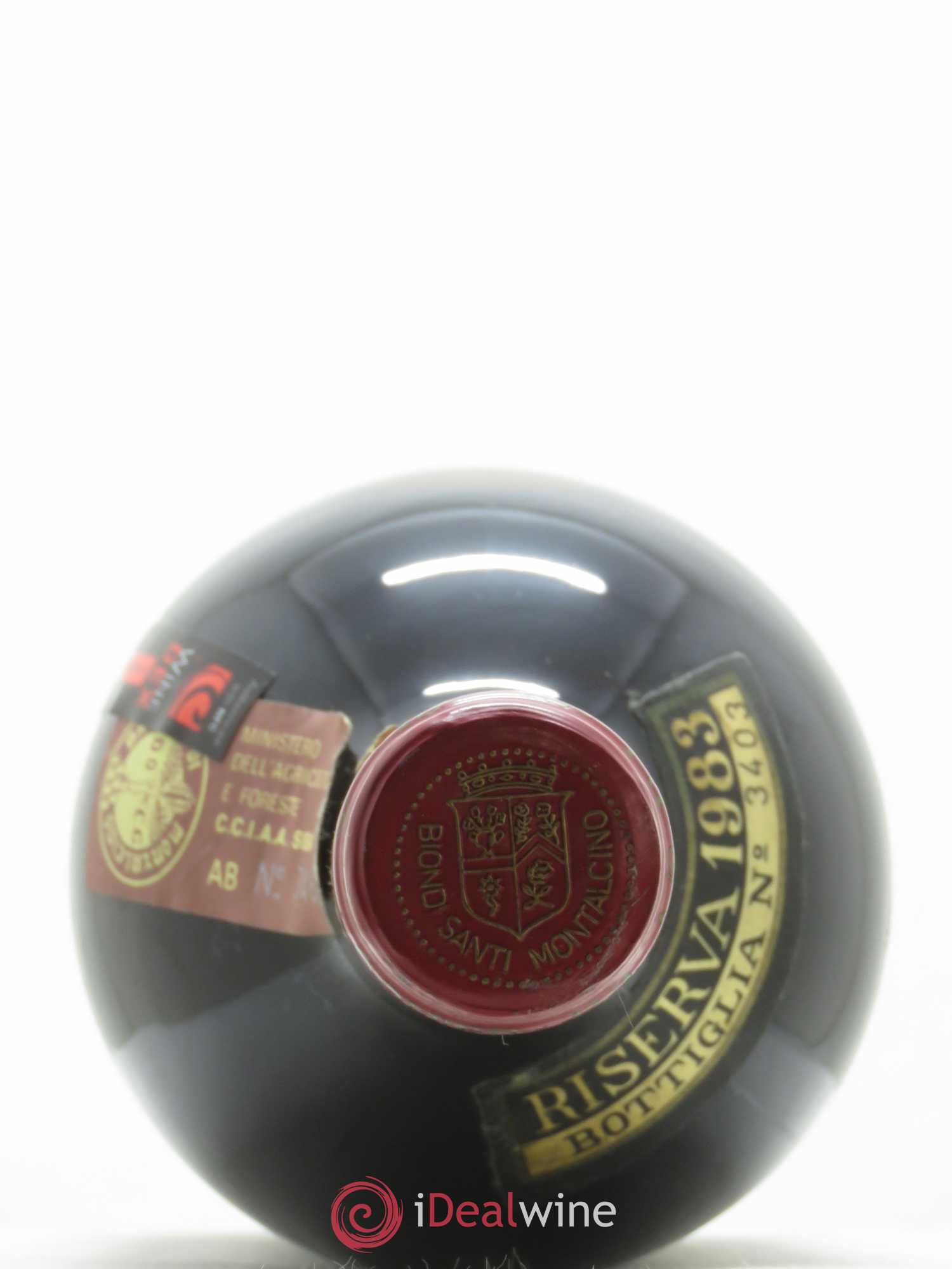 Brunello di Montalcino Riserva Tenuta Greppo Biondi-Santi 1983 - Lot de 3 bouteilles - 3