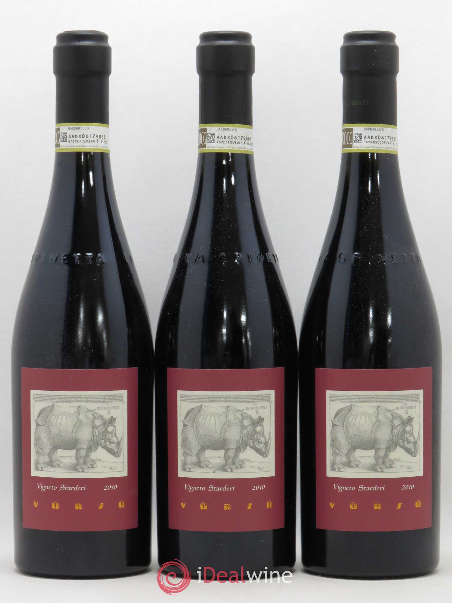 Barbaresco DOCG Starderi Vursu La Spinetta - Giorgio Rivetti 2010 - Lot de 3 bouteilles - 0