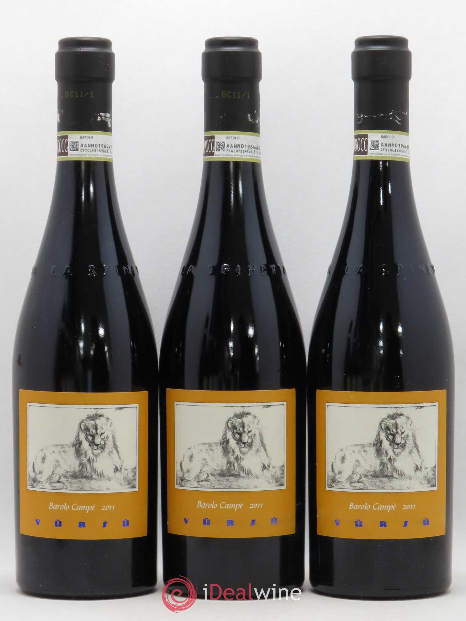 Barolo DOCG Campe La Spinetta - Giorgio Rivetti Vursu 2011 - Lot de 6 bouteilles - 2