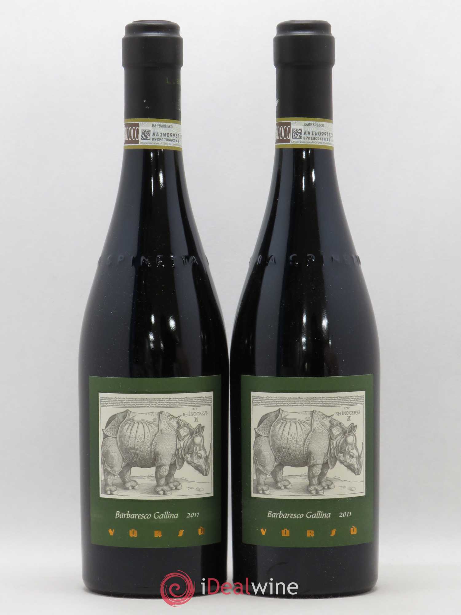 Barbaresco DOCG Vigneto Gallina Vursu La Spinetta - Giorgio Rivetti 2011 - Lot de 2 bouteilles - 0