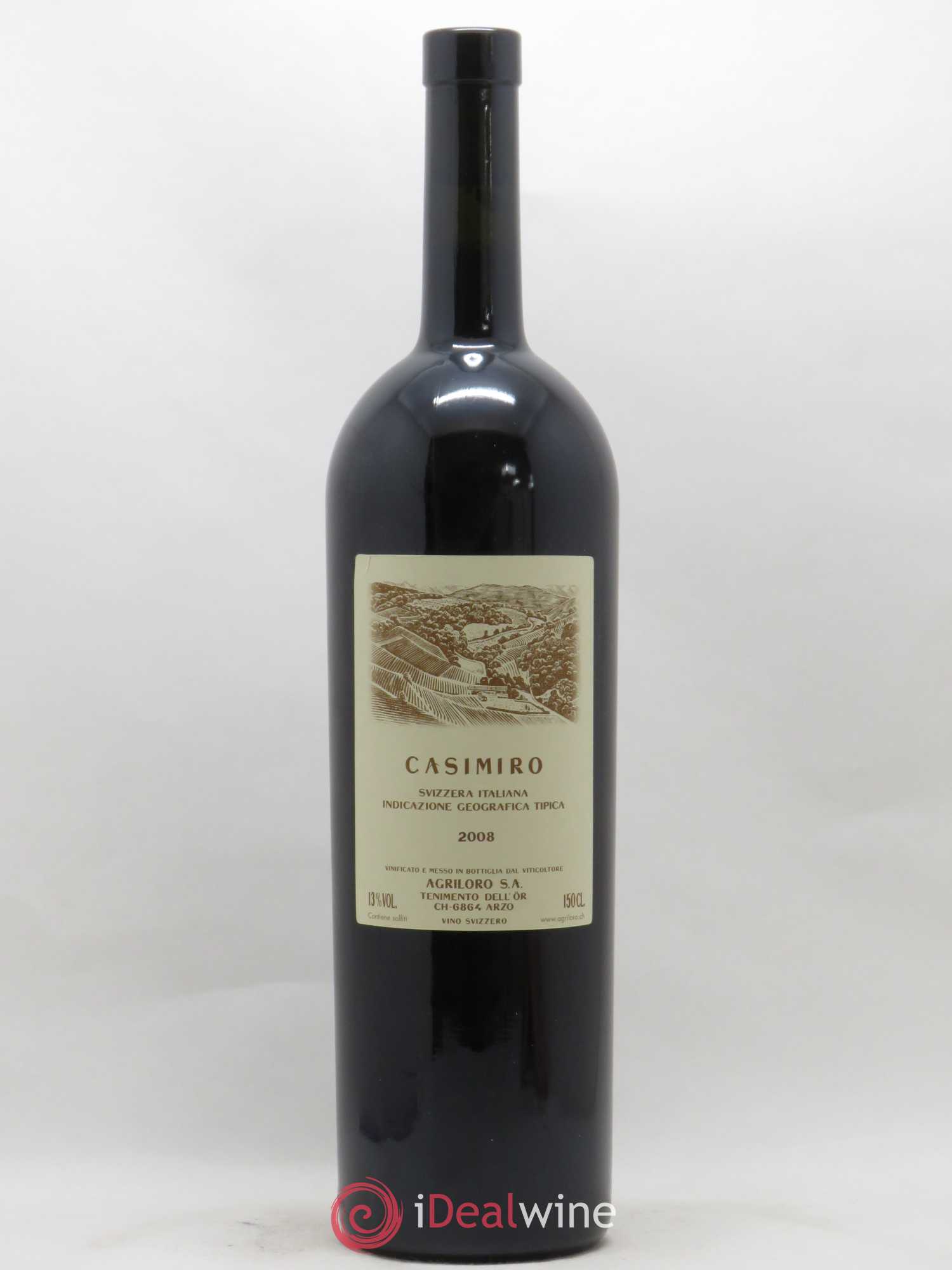 Vins Etrangers IGT della Svizzera Italiana Agriloro Tenimento dell'Or Casimiro 2008 - Posten von 1 Magnum - 0