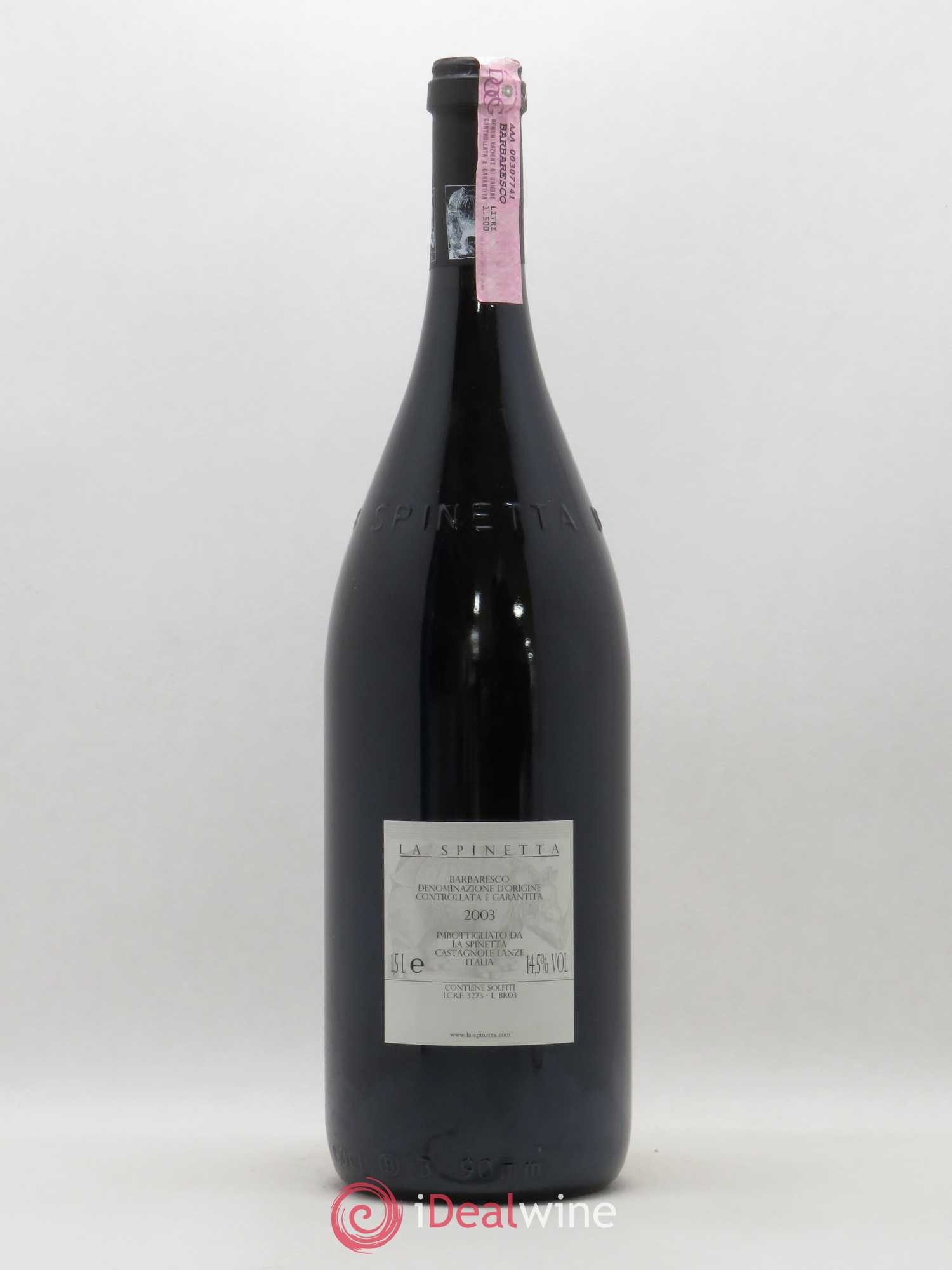 Barbaresco DOCG La Spinetta Valeirano Vursu Giorgio Rivetti Riserva 2003 - Lotto di 1 magnum - 1