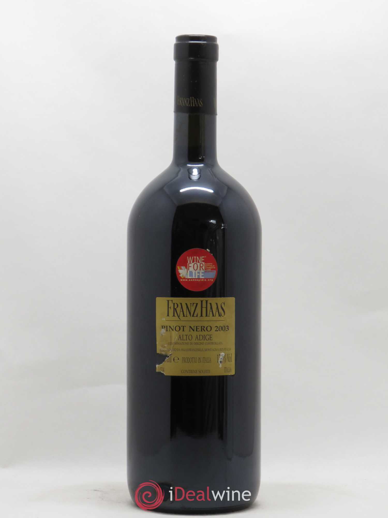 Italie Franz Haas Pinot Nero Alto Adige - Sudtirol 2003 - Posten von 1 Magnum - 1