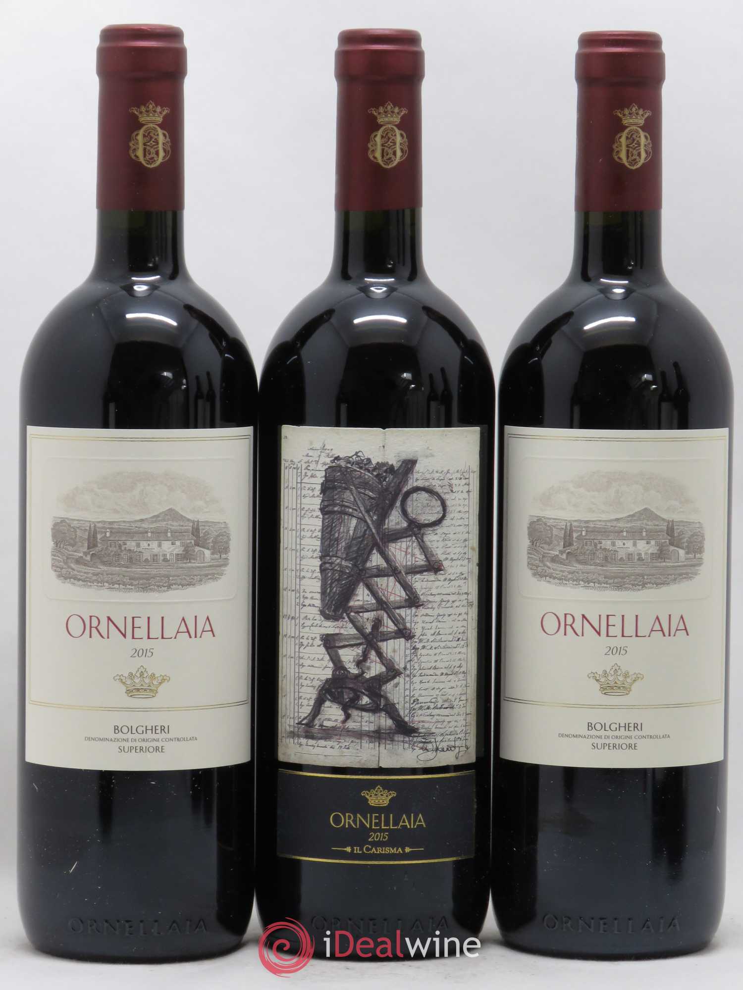 Bolgheri DOC Superiore Ornellaia Tenuta Dell'Ornellaia - Frescobaldi Il Carisma 2015 - Lot de 6 bouteilles - 1
