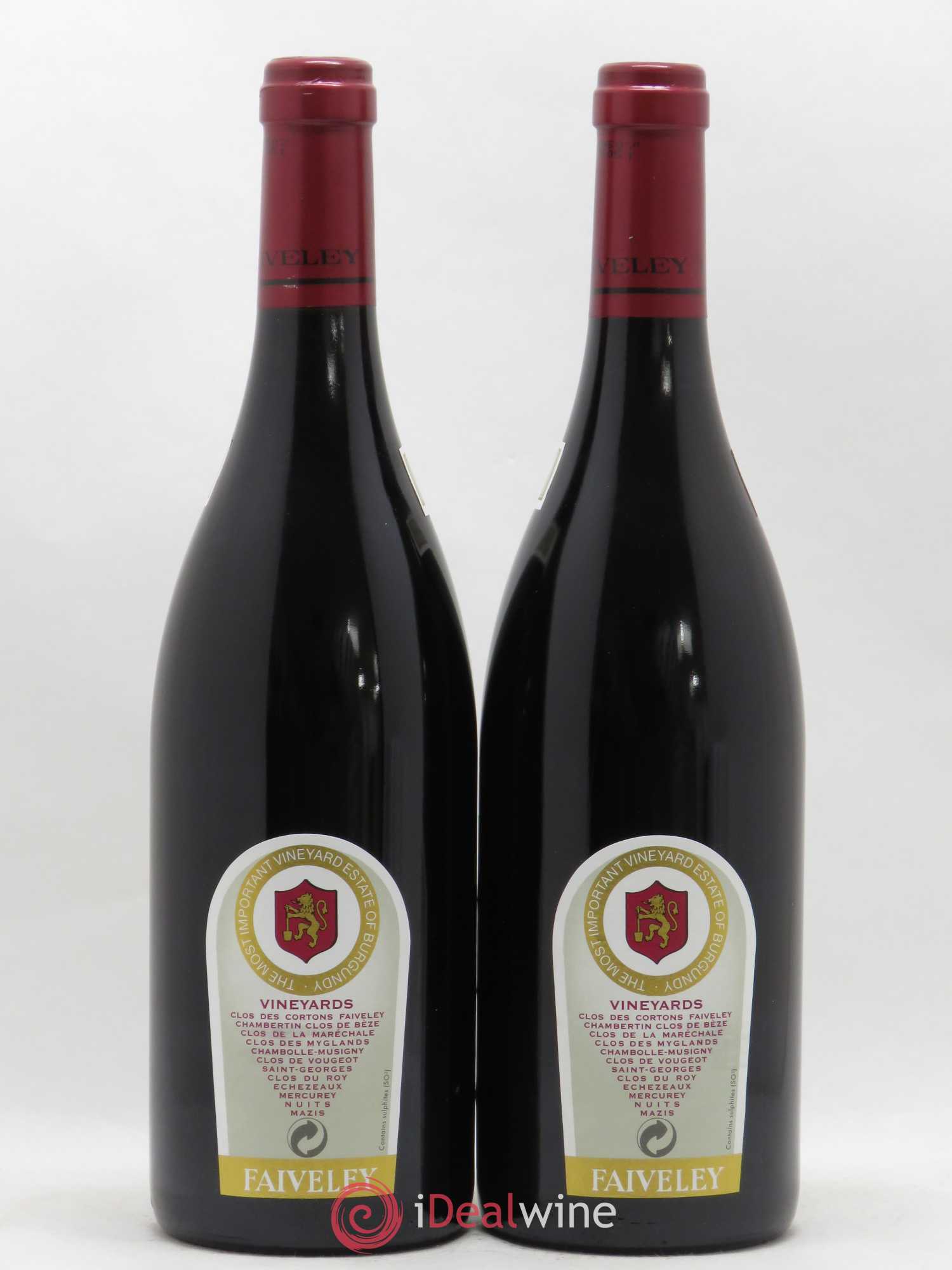 Corton Grand Cru Clos des Cortons Faiveley 2005 - Lot de 2 bouteilles - 1