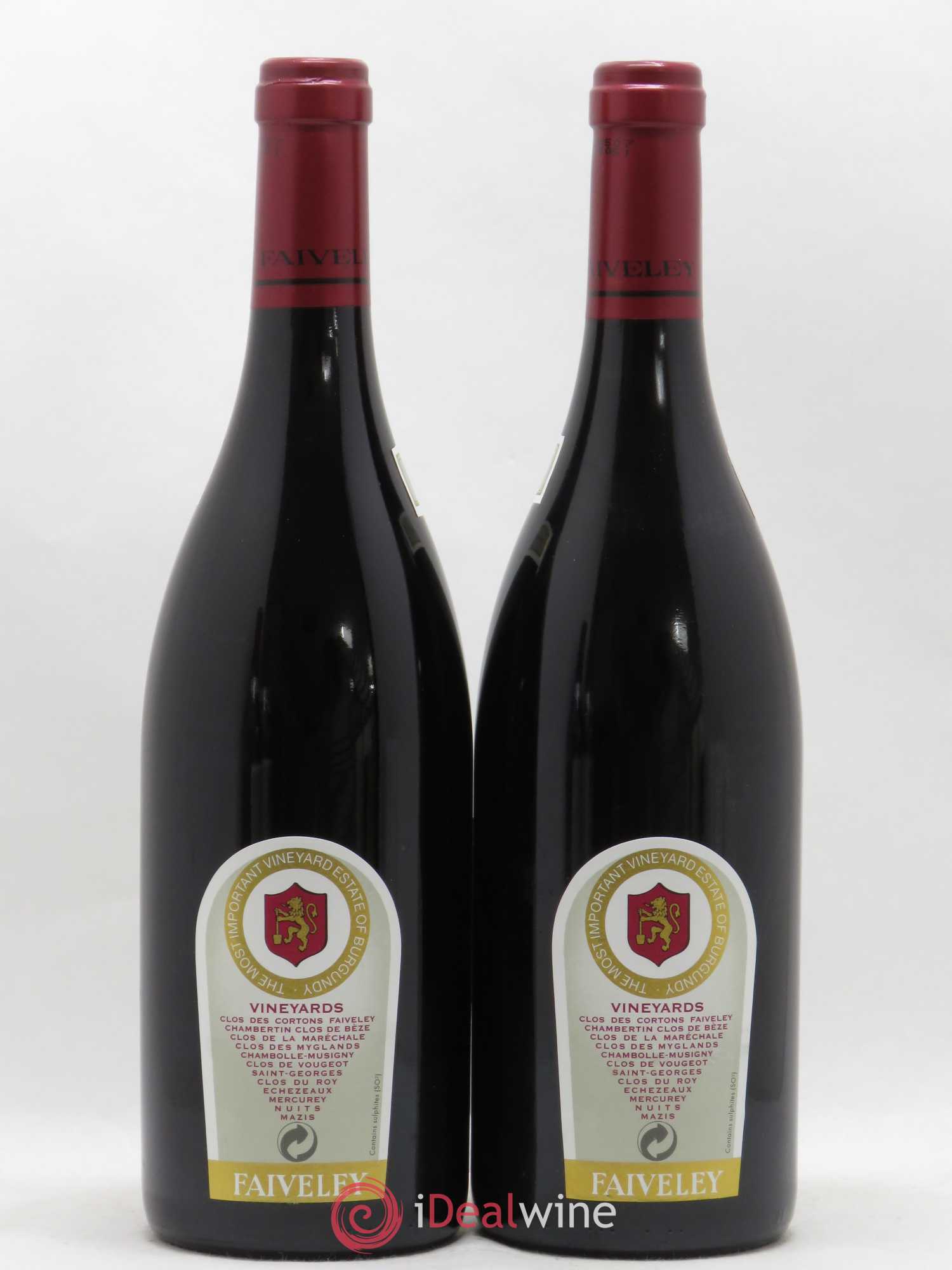 Corton Grand Cru Clos des Cortons Faiveley 2005 - Lot de 2 bouteilles - 1