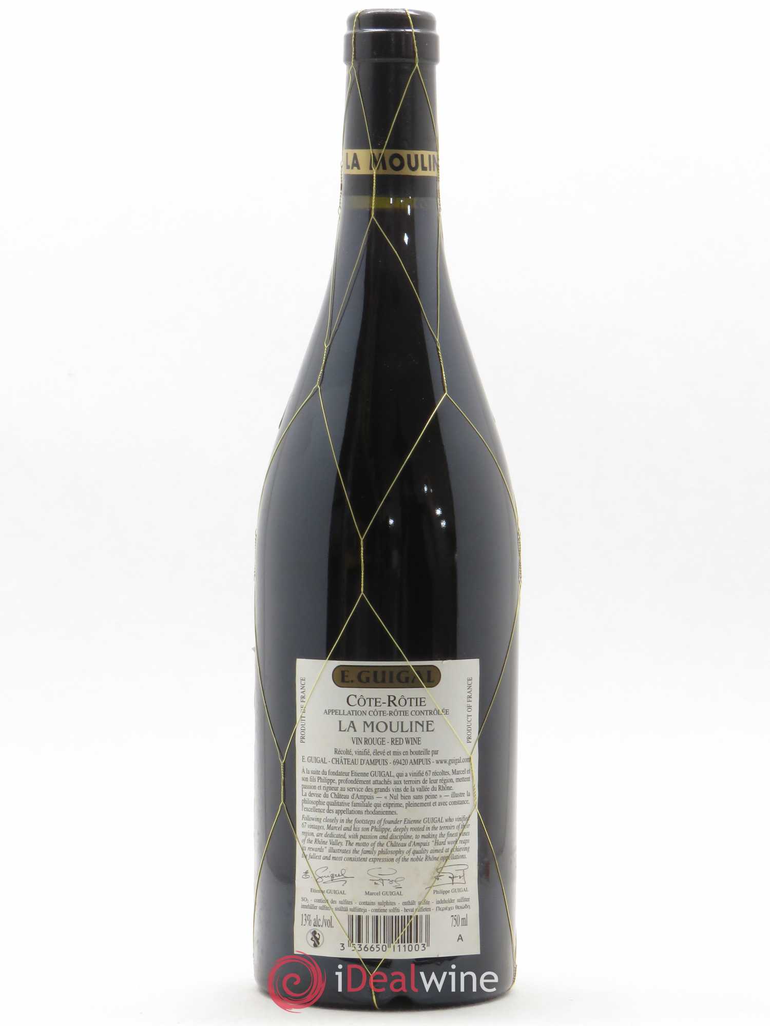 Côte-Rôtie La Mouline Guigal 2008 - Lot de 1 bouteille - 1