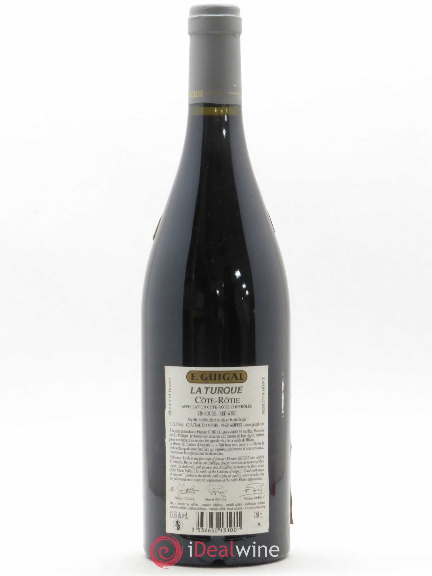 Côte-Rôtie La Turque Guigal 2006 - Lot de 1 bouteille - 1