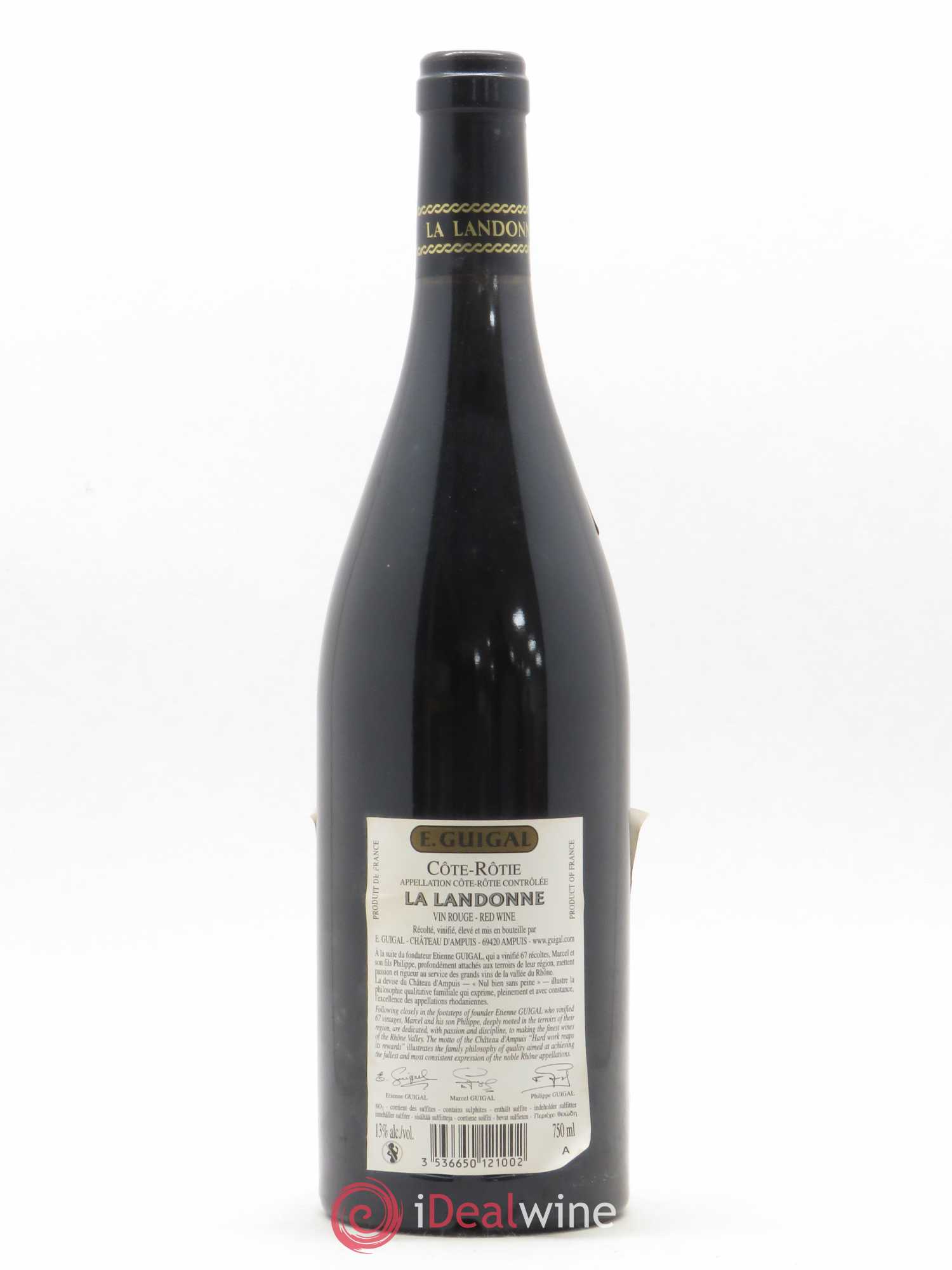 Côte-Rôtie La Landonne Guigal 2009 - Lot de 1 bouteille - 1