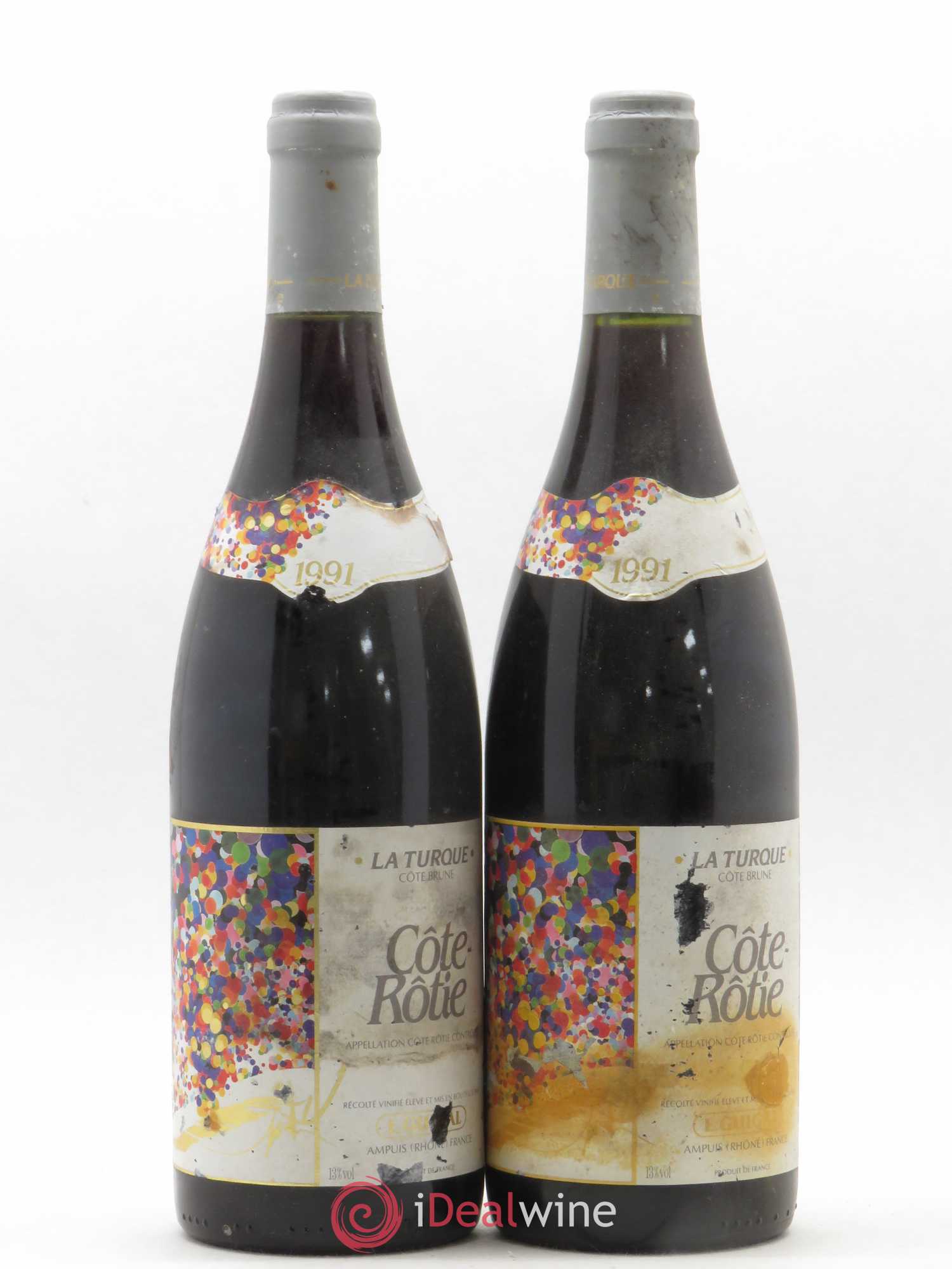 Côte-Rôtie La Turque Guigal 1991 - Lot de 2 bouteilles - 0