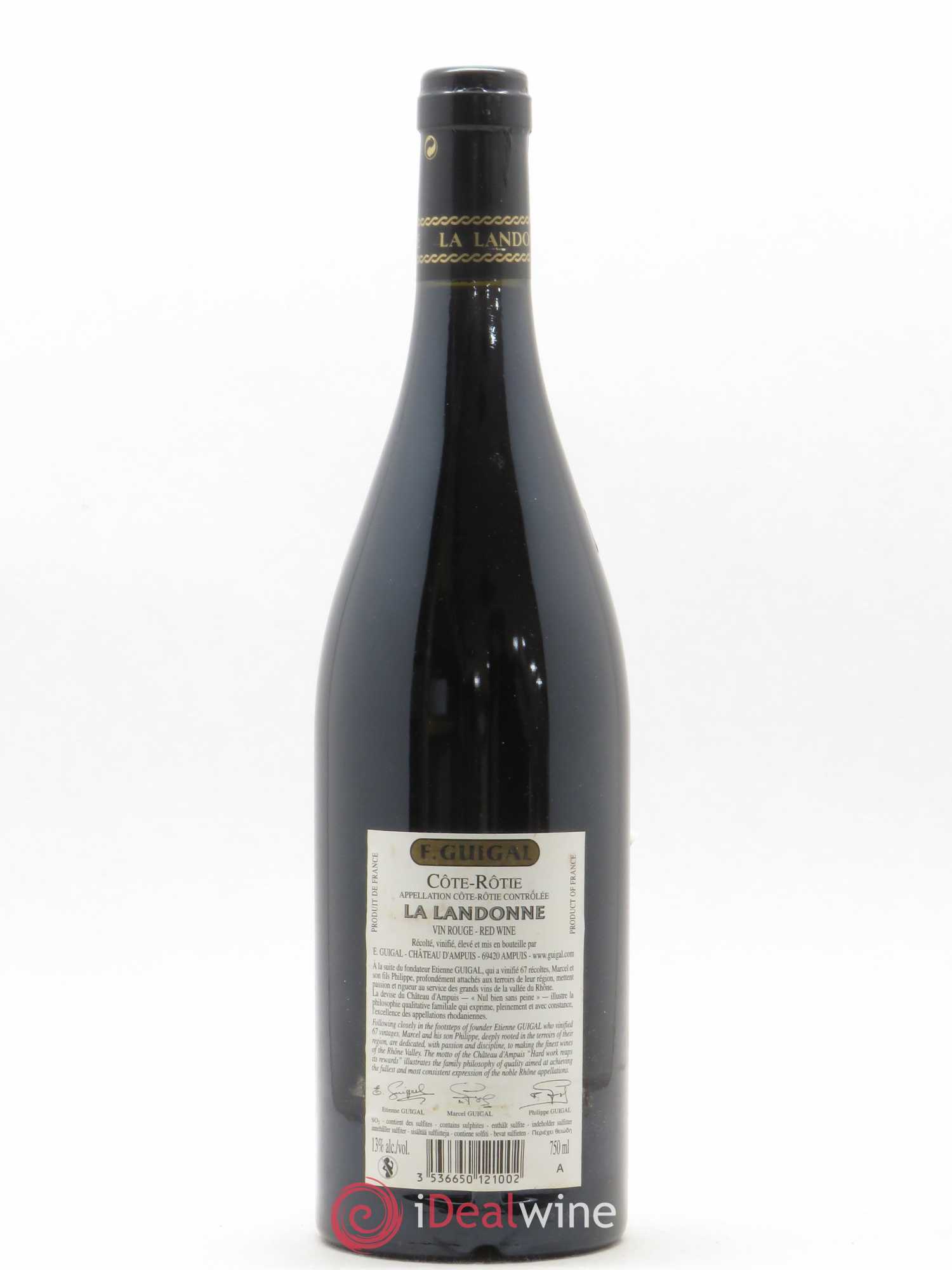 Côte-Rôtie La Landonne Guigal 2007 - Lot de 1 bouteille - 1
