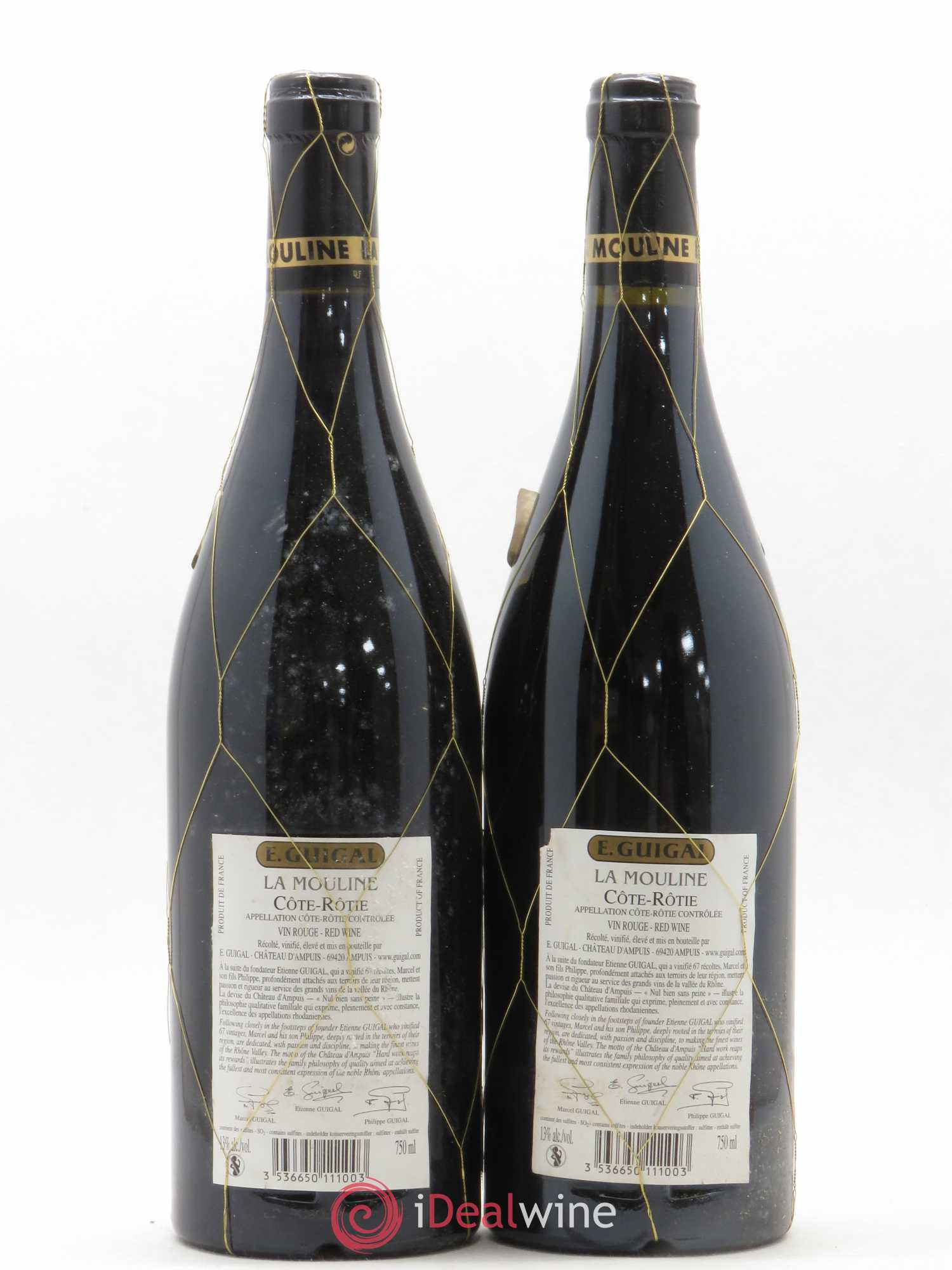 Côte-Rôtie La Mouline Guigal 2005 - Lot de 2 bouteilles - 1