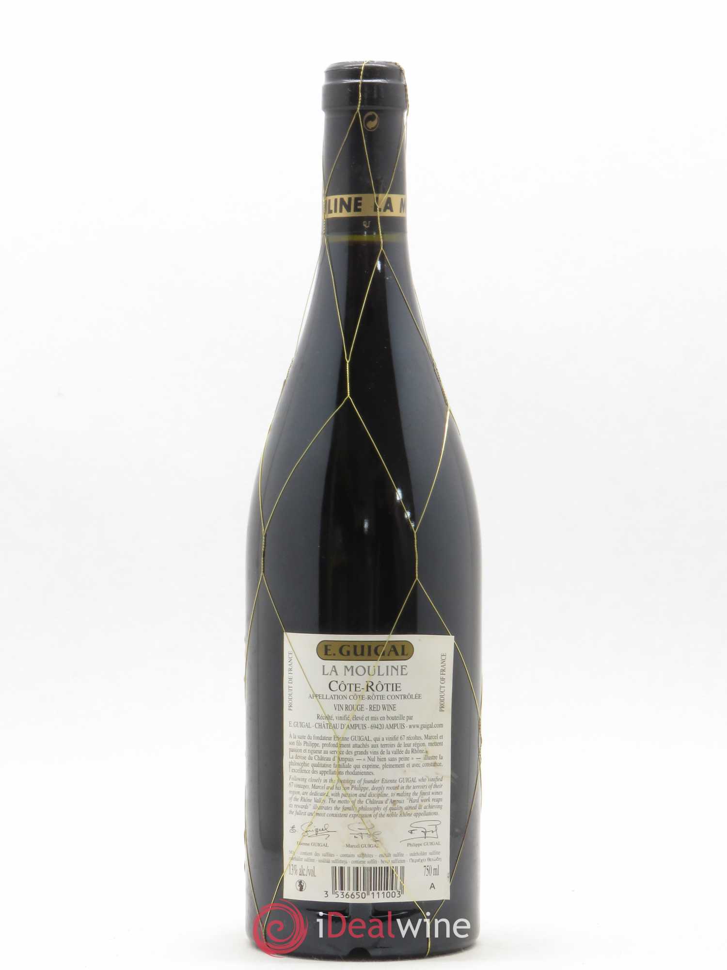 Côte-Rôtie La Mouline Guigal 2011 - Lot de 1 bouteille - 1