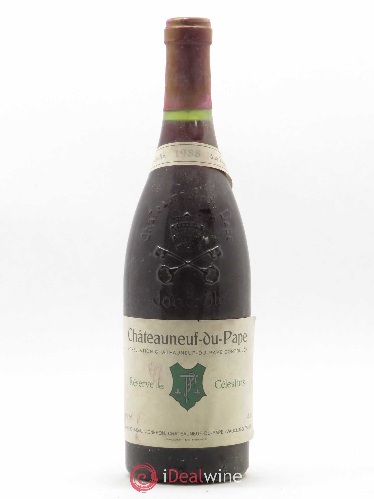 Châteauneuf-du-Pape Réserve des Célestins Henri Bonneau & Fils 1988 - Lot de 1 bouteille - 0