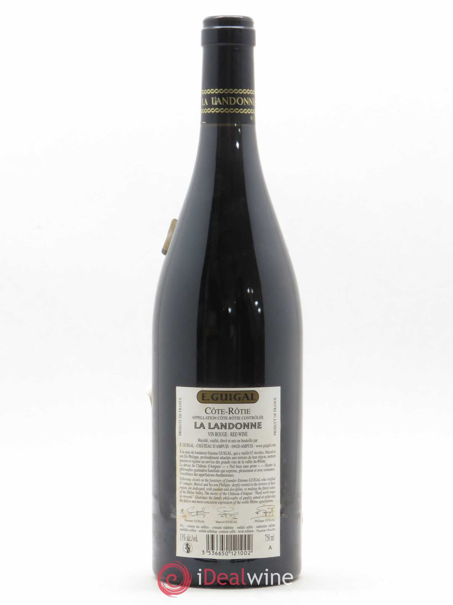 Côte-Rôtie La Landonne Guigal 2008 - Lot de 1 bouteille - 1
