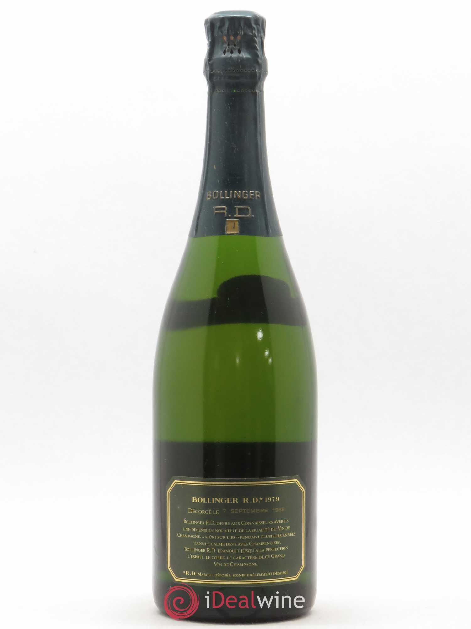 R.D. Extra-Brut Bollinger (sans prix de réserve) 1979 - Lot de 1 bouteille - 1