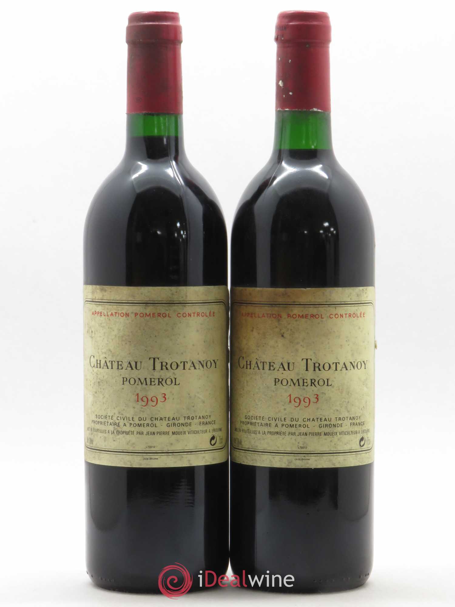 Château Trotanoy (sans prix de réserve) 1993 - Lot de 2 bouteilles - 0