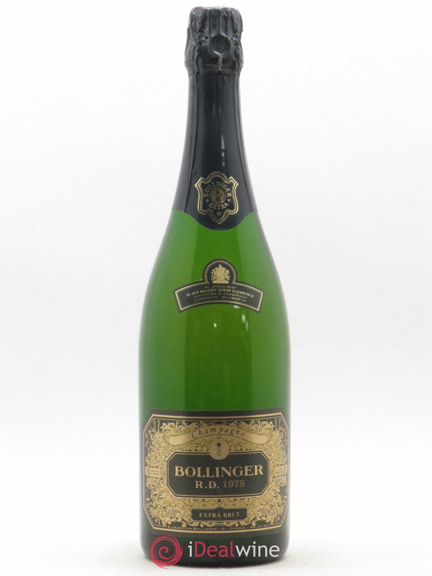 R.D. Extra-Brut Bollinger (sans prix de réserve) 1975 - Lot de 1 bouteille - 0