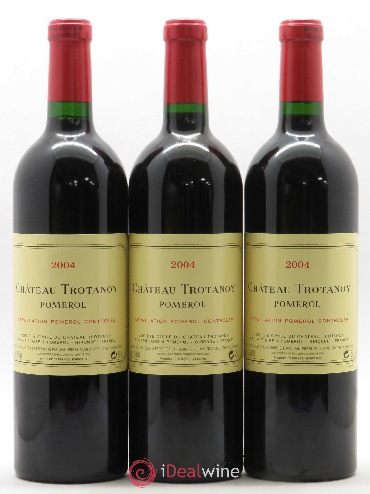 Château Trotanoy (sans prix de réserve) 2004 - Lot de 3 bouteilles - 0