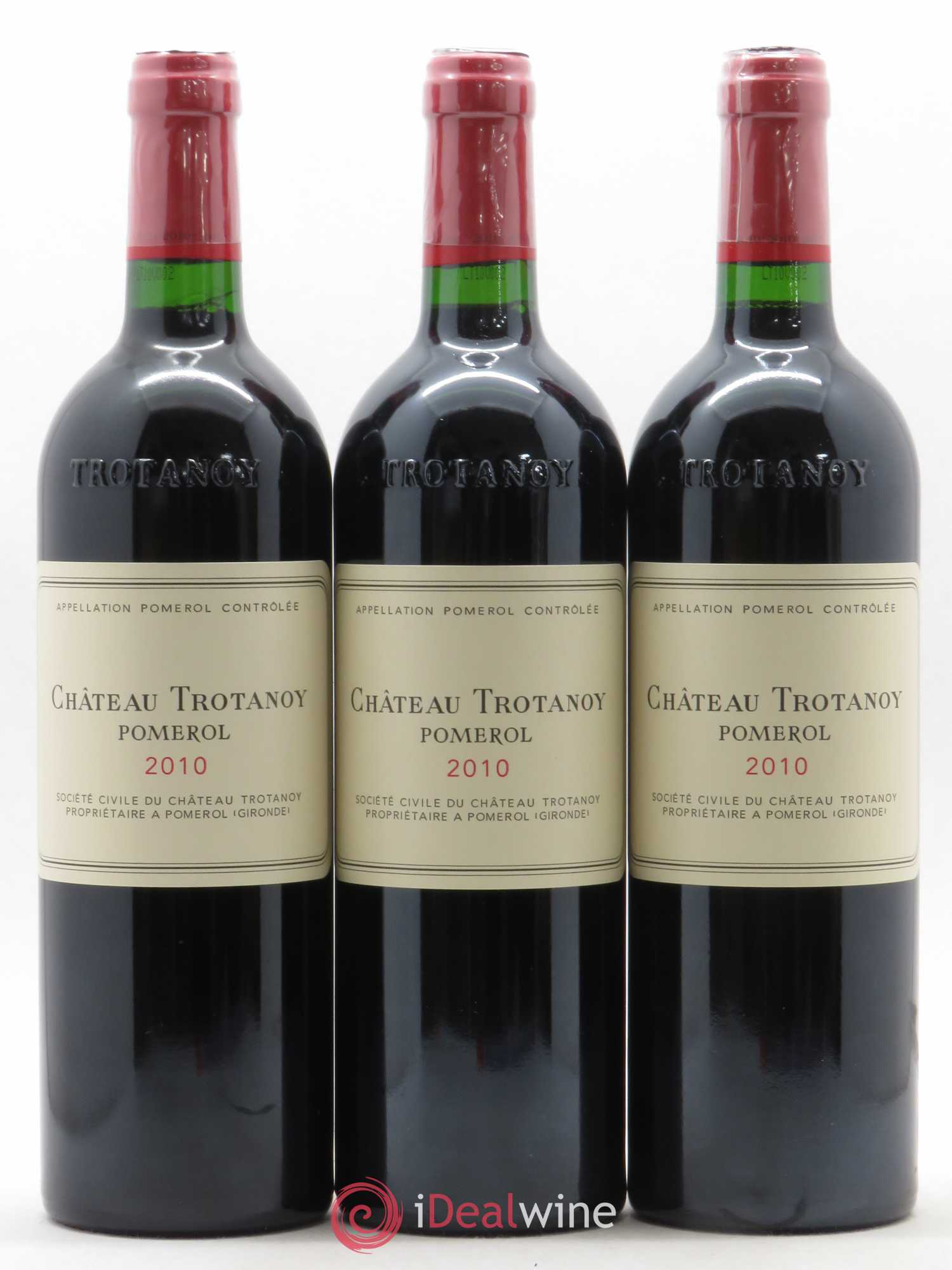 Château Trotanoy 2010 - Lot de 3 bouteilles - 0